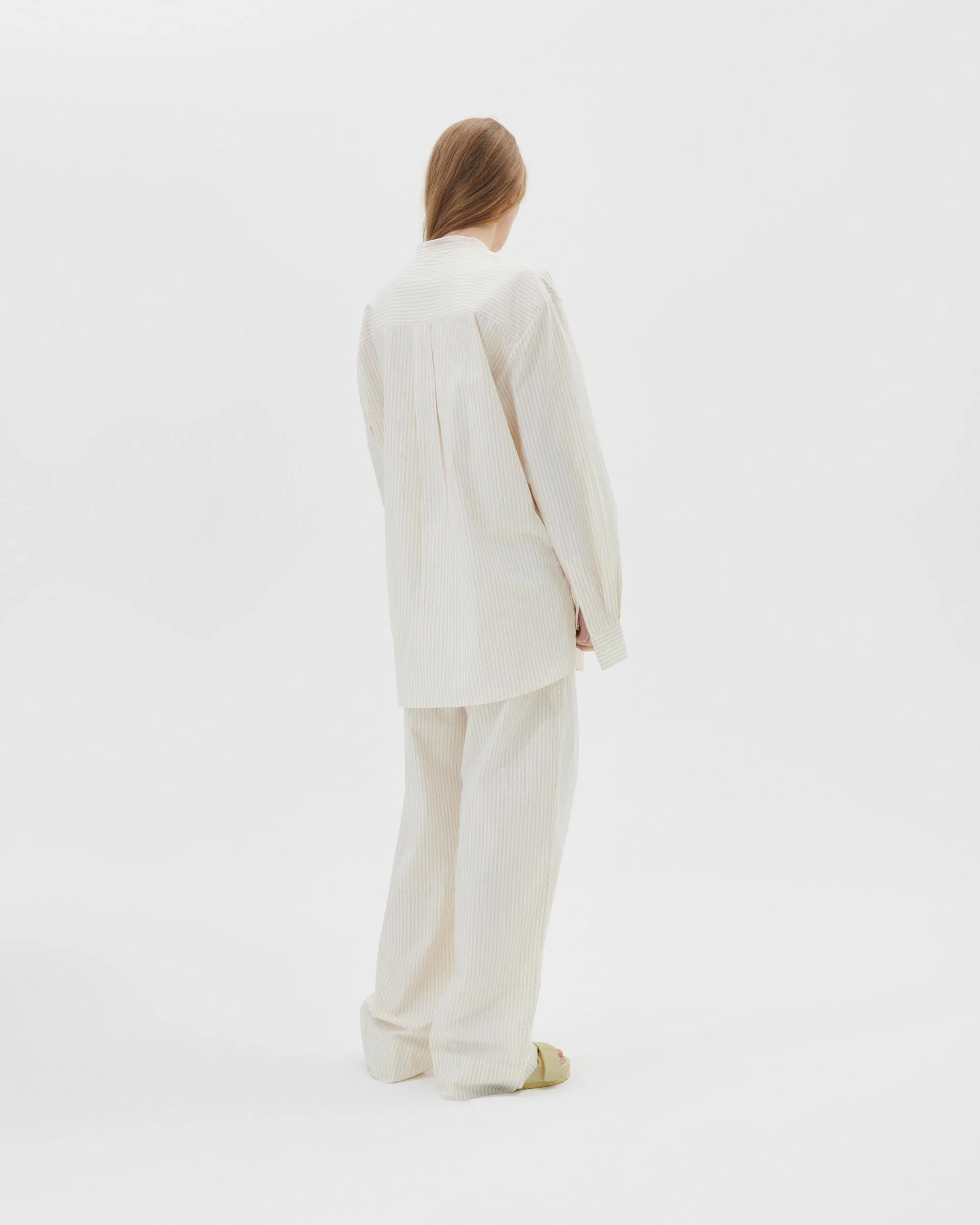 Tekla Fabrics Birkenstock / Tekla Pants – Wheat Stripes