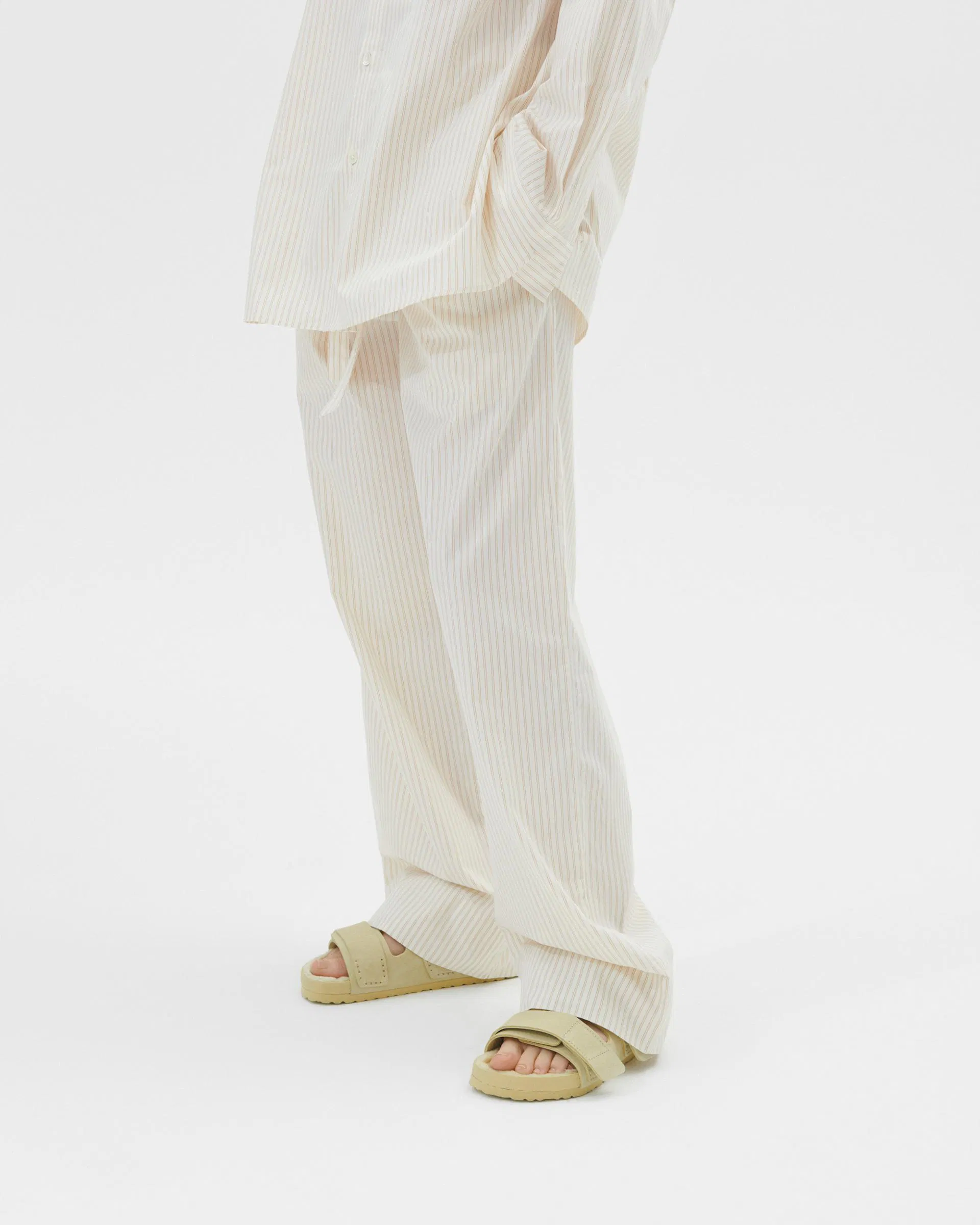Tekla Fabrics Birkenstock / Tekla Pants – Wheat Stripes