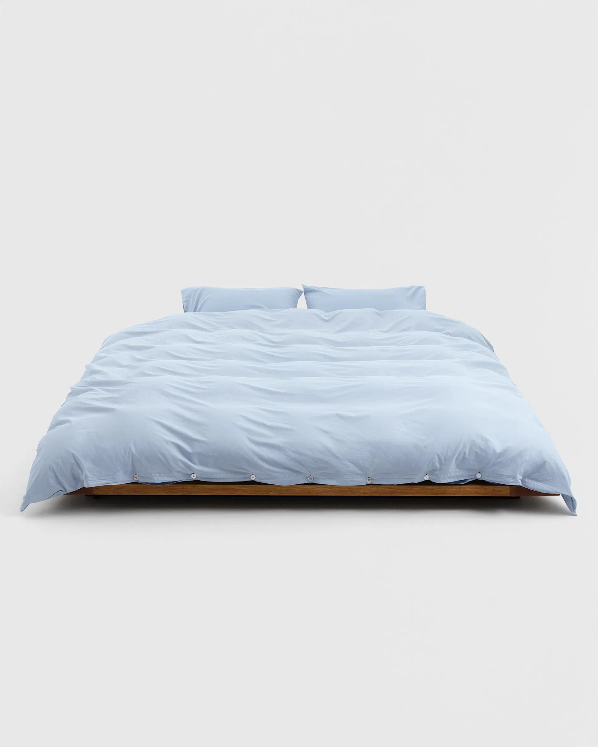 Tekla Fabrics Percale Duvet Cover - Morning Blue