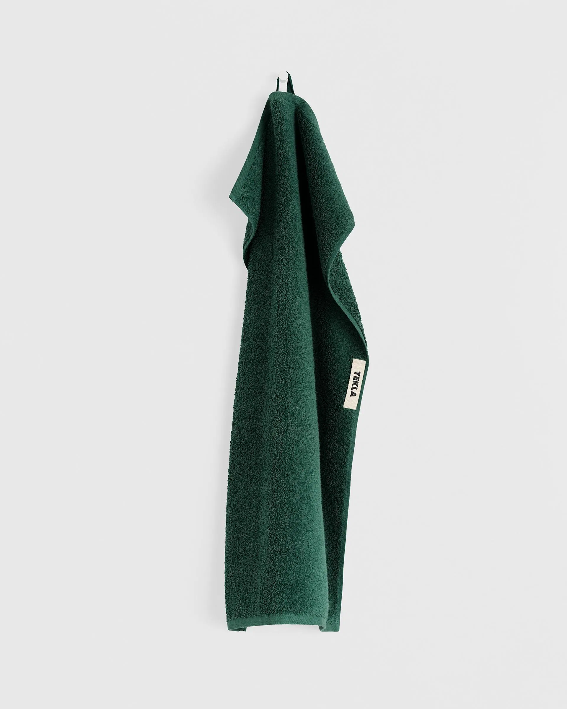 Tekla Fabrics Terry towel – solid – Forest Green