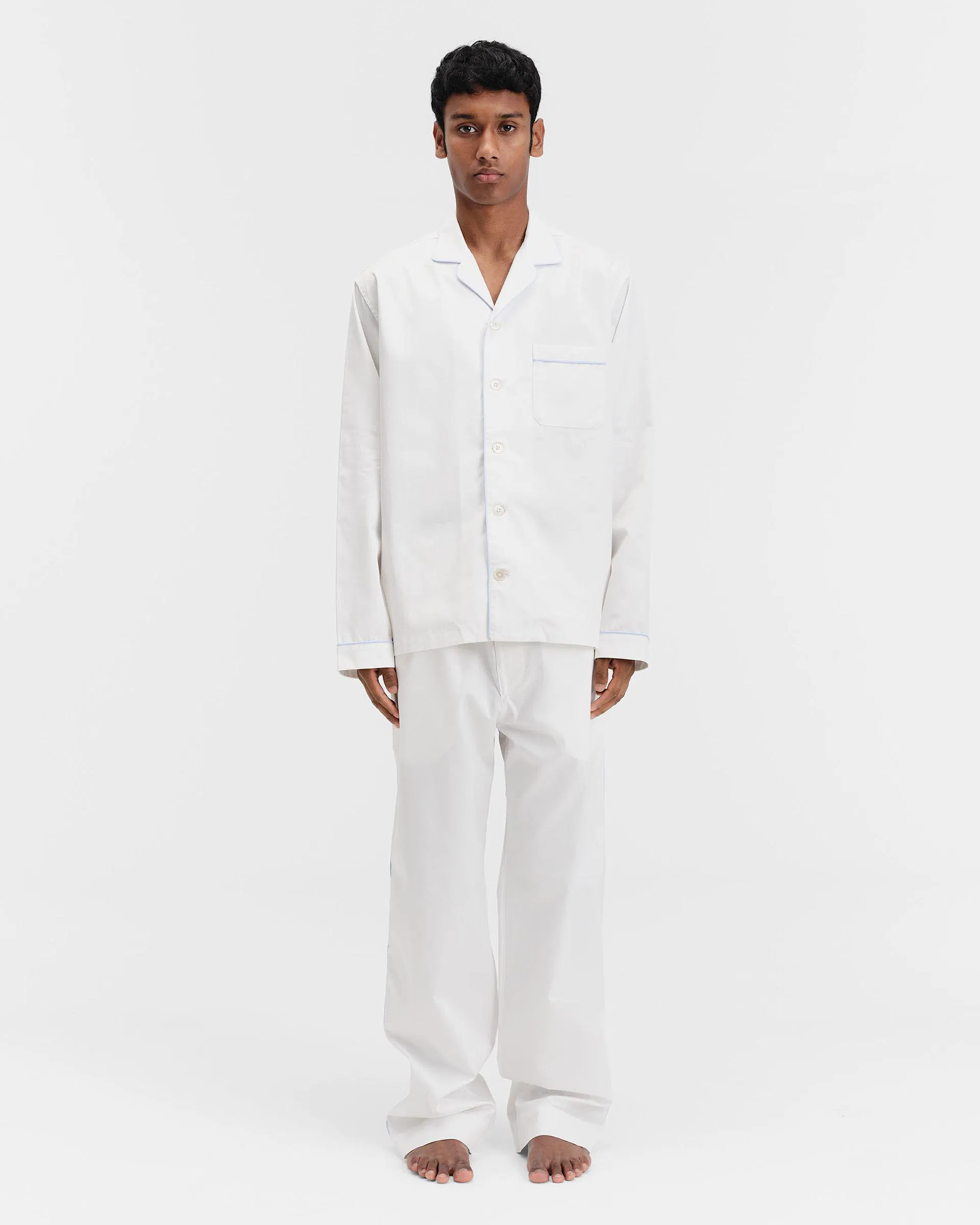 Tekla Fabrics Sateen Men's pyjamas - pants - Savoy