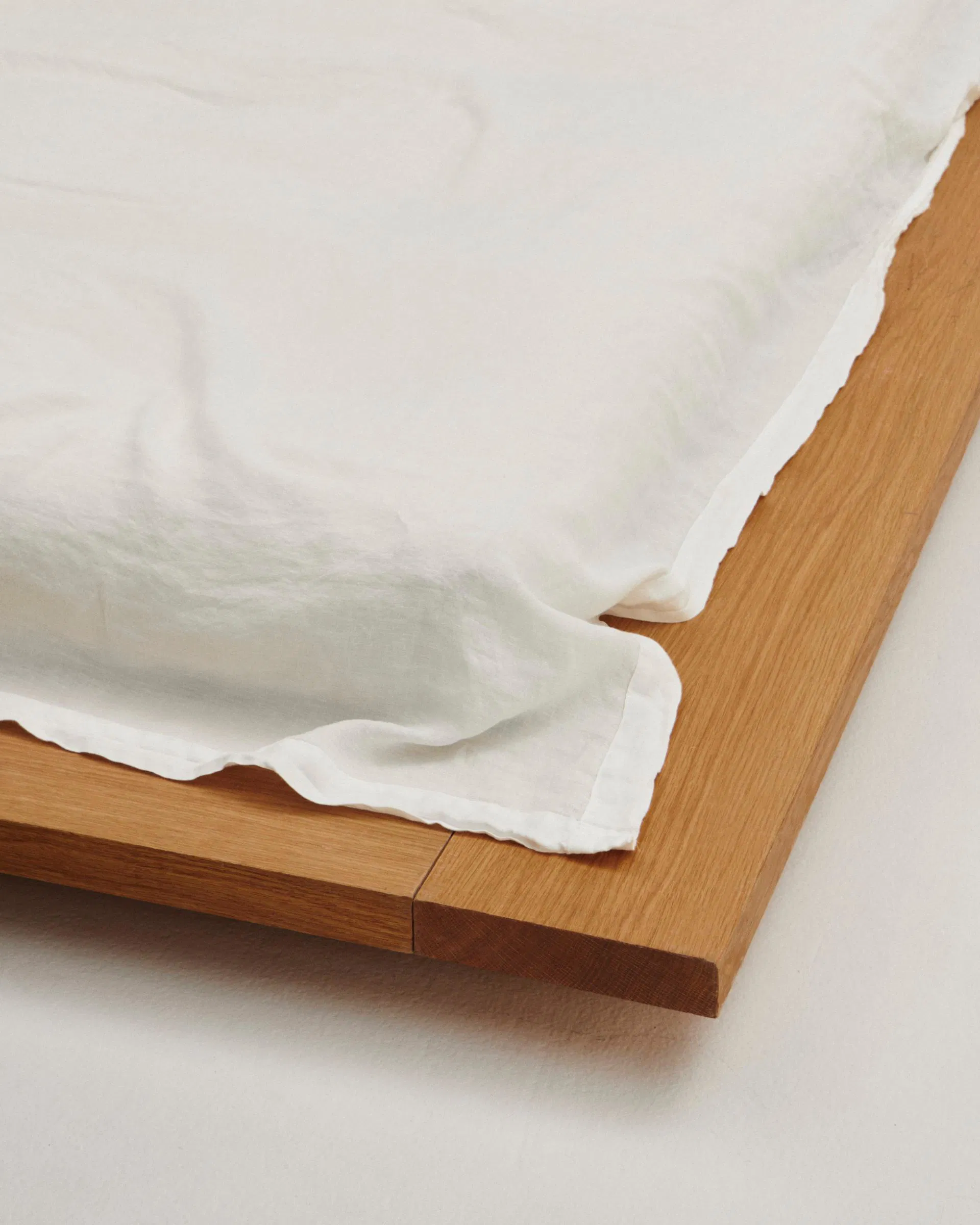 Tekla Fabrics Linen sheet – Cream White