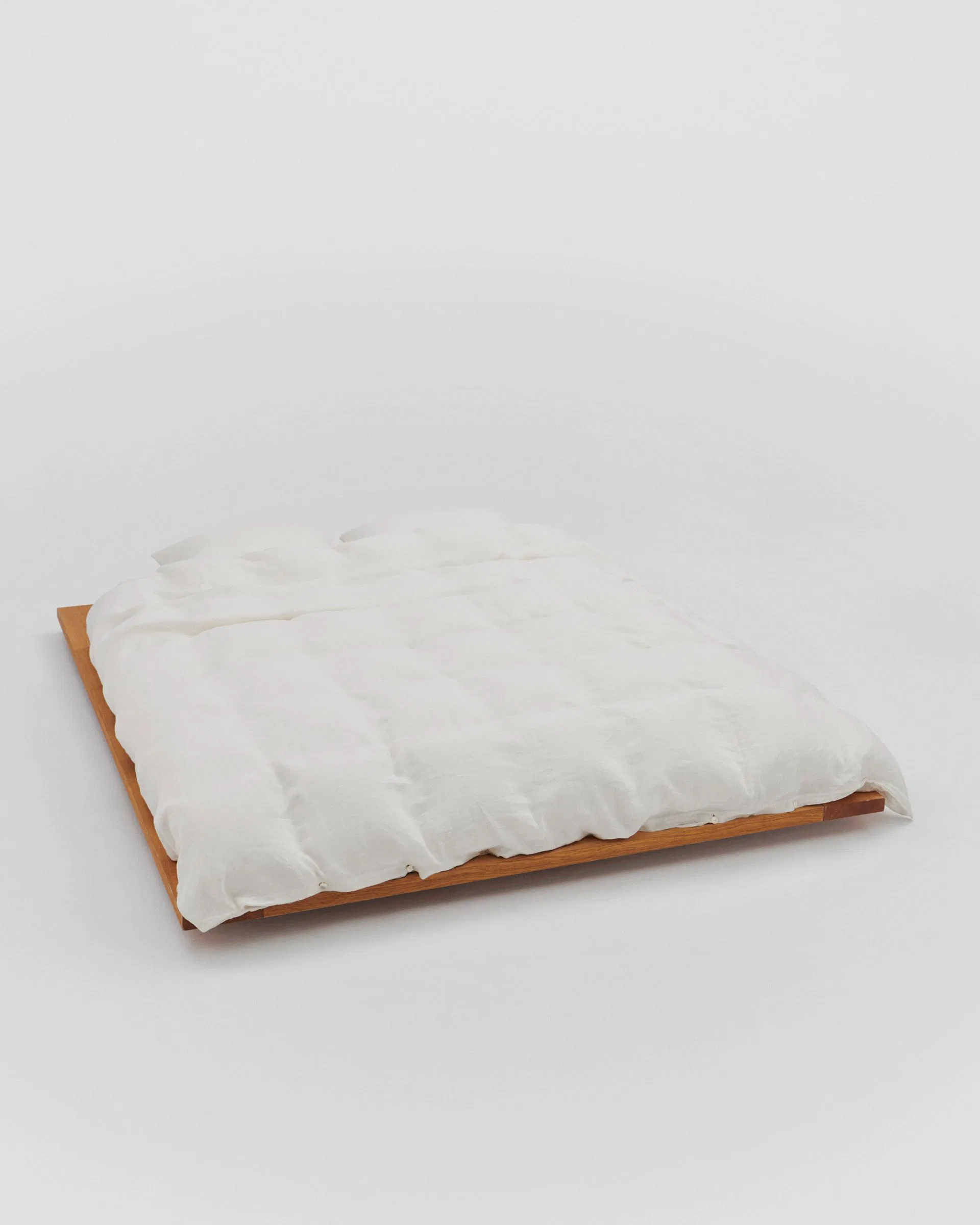 Tekla Fabrics Linen sheet – Cream White