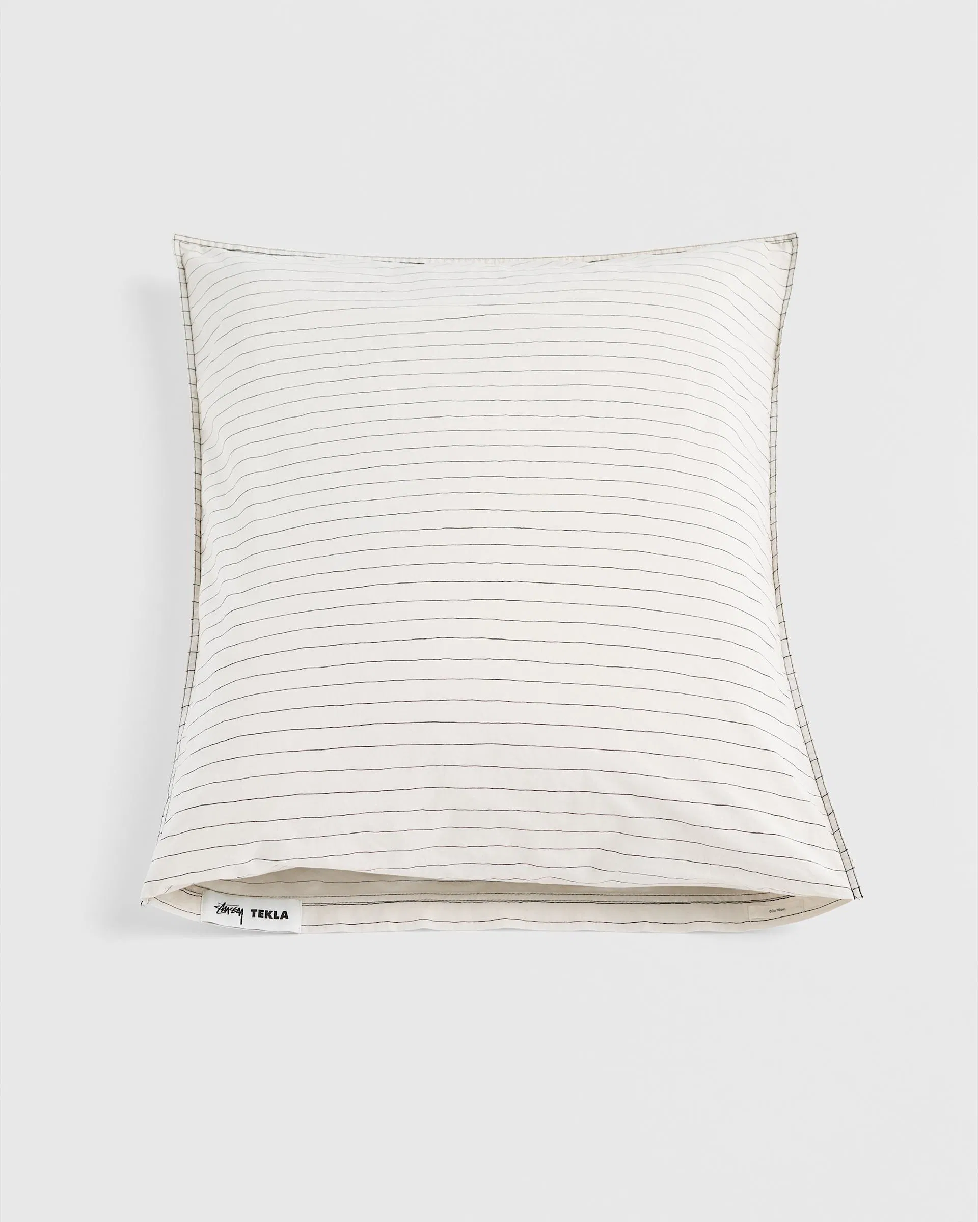 Tekla Fabrics Percale pillow sham – Hand Drawn Stripes