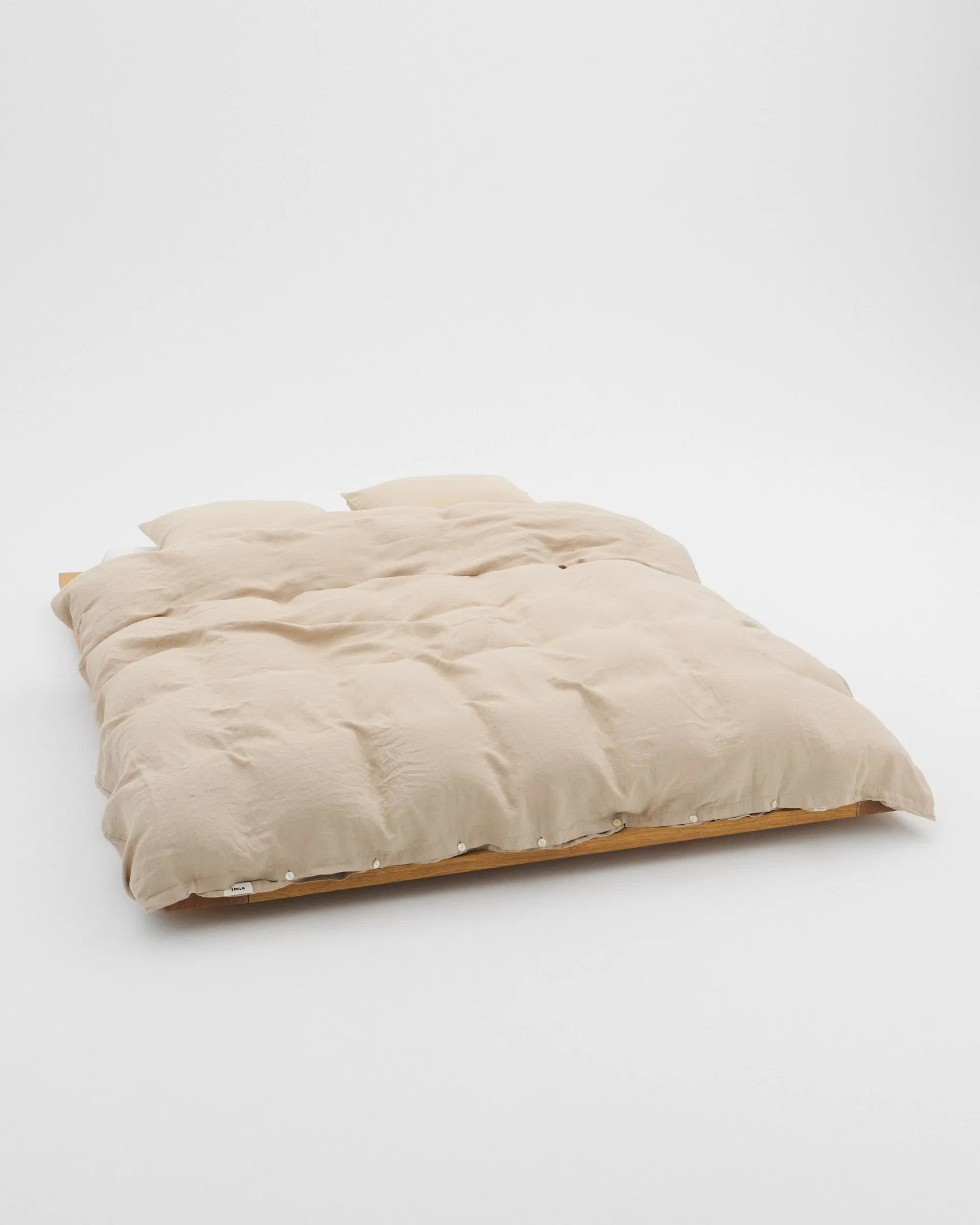 Tekla Fabrics Linen duvet cover – Sandstone