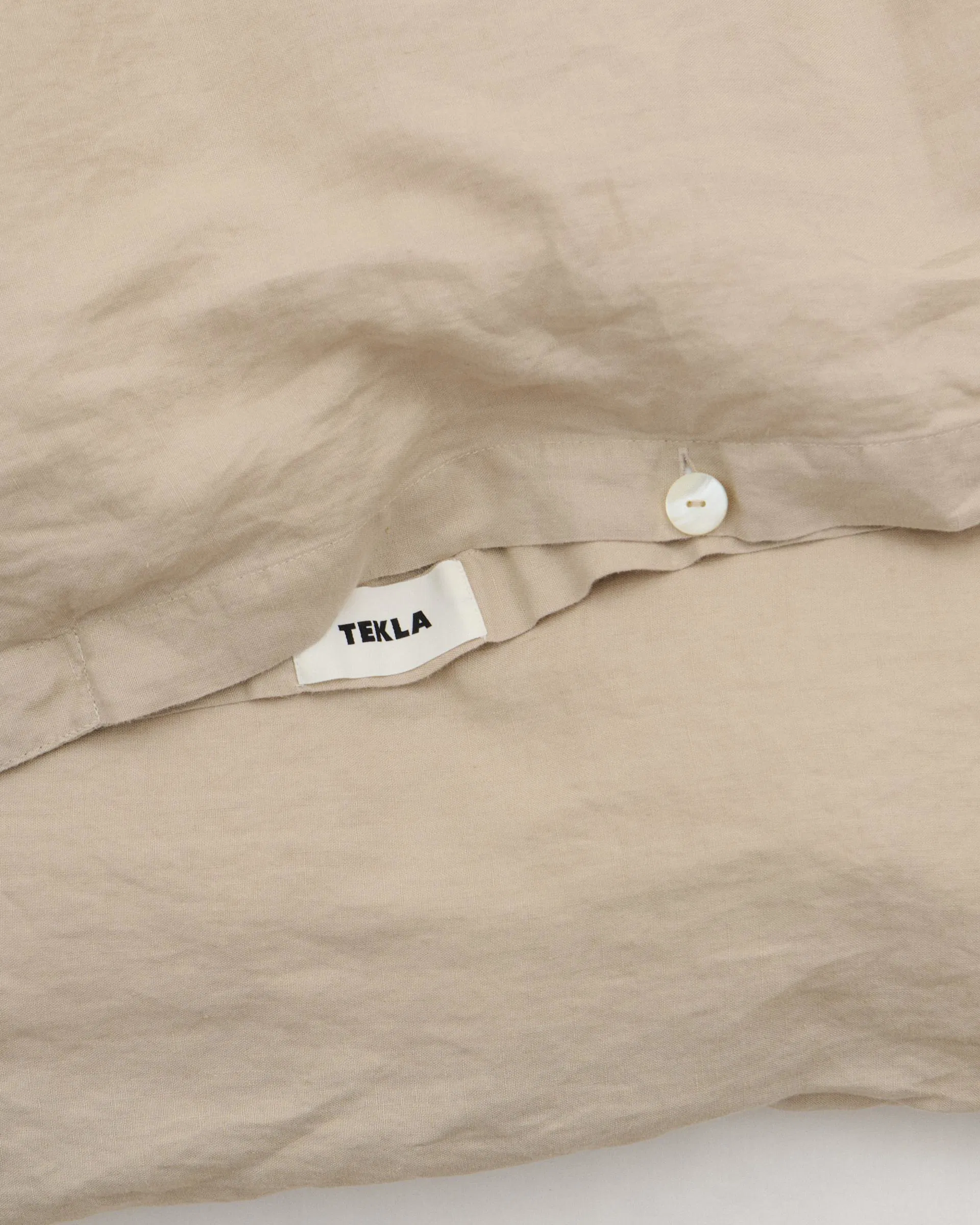 Tekla Fabrics Linen duvet cover – Sandstone
