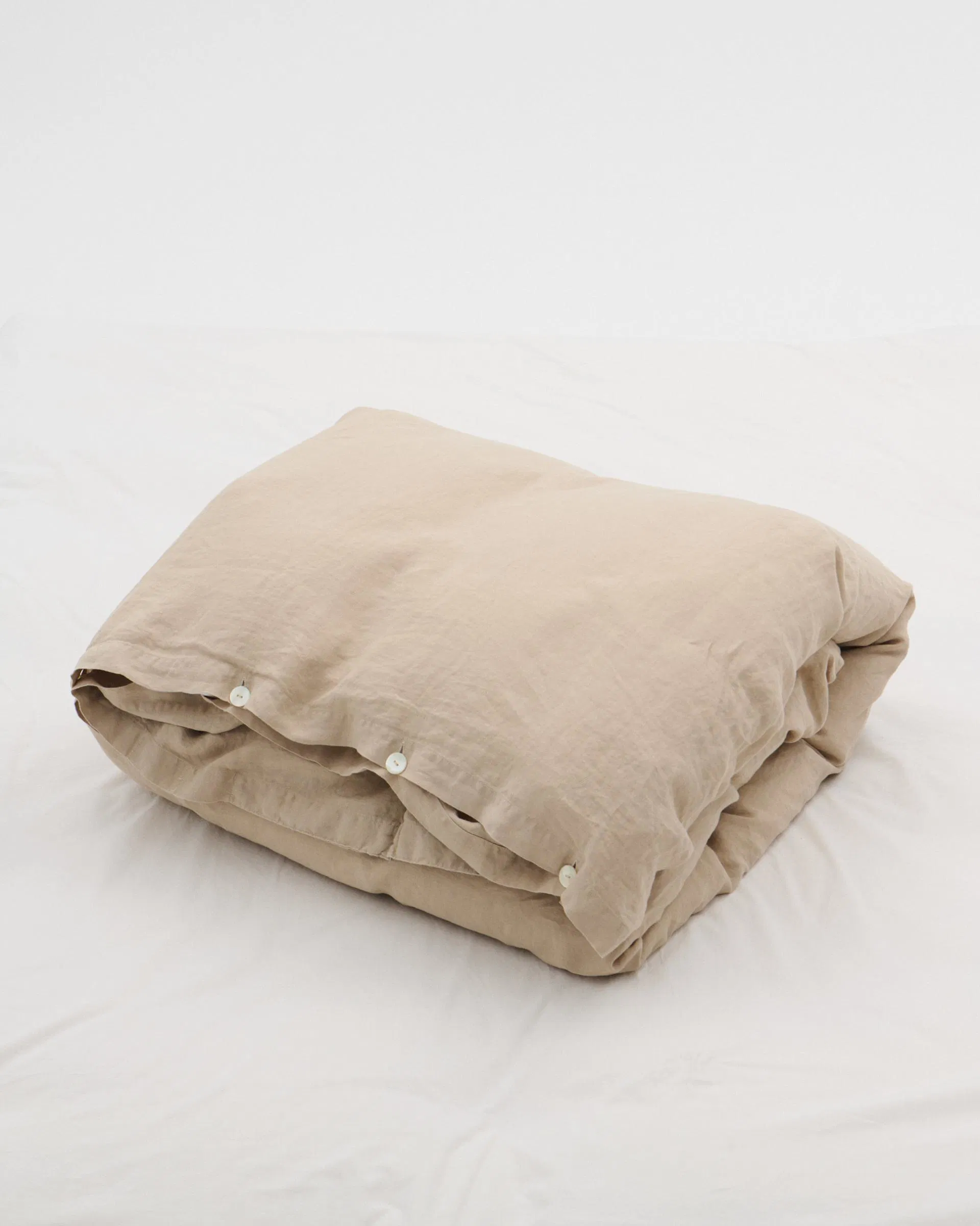 Tekla Fabrics Linen duvet cover – Sandstone