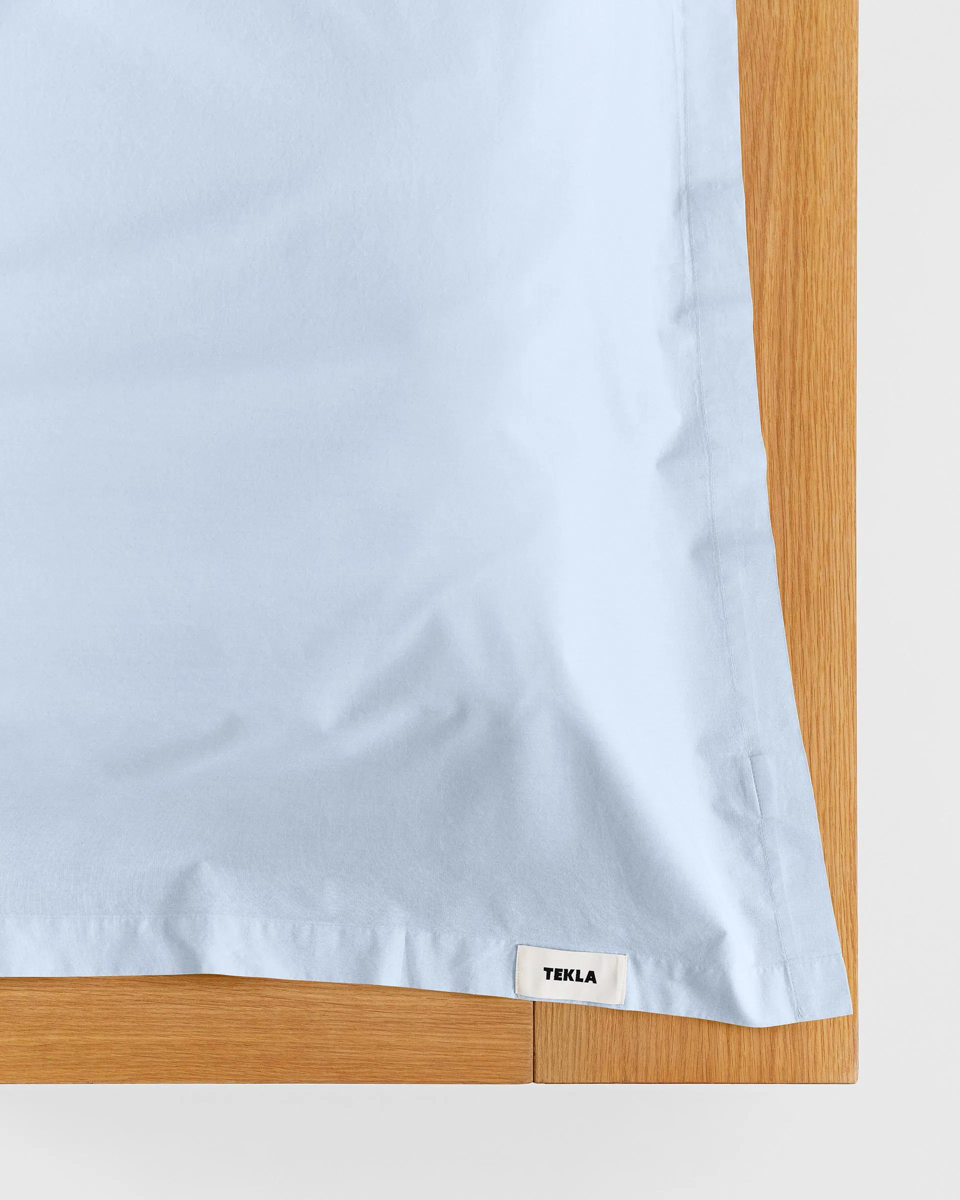 Tekla Fabrics Percale sheet - Morning Blue