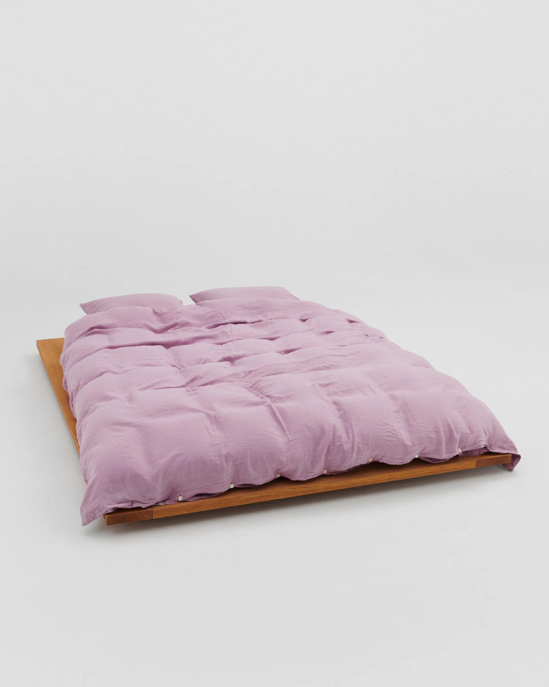 Tekla Fabrics Linen duvet cover – Dawn Purple