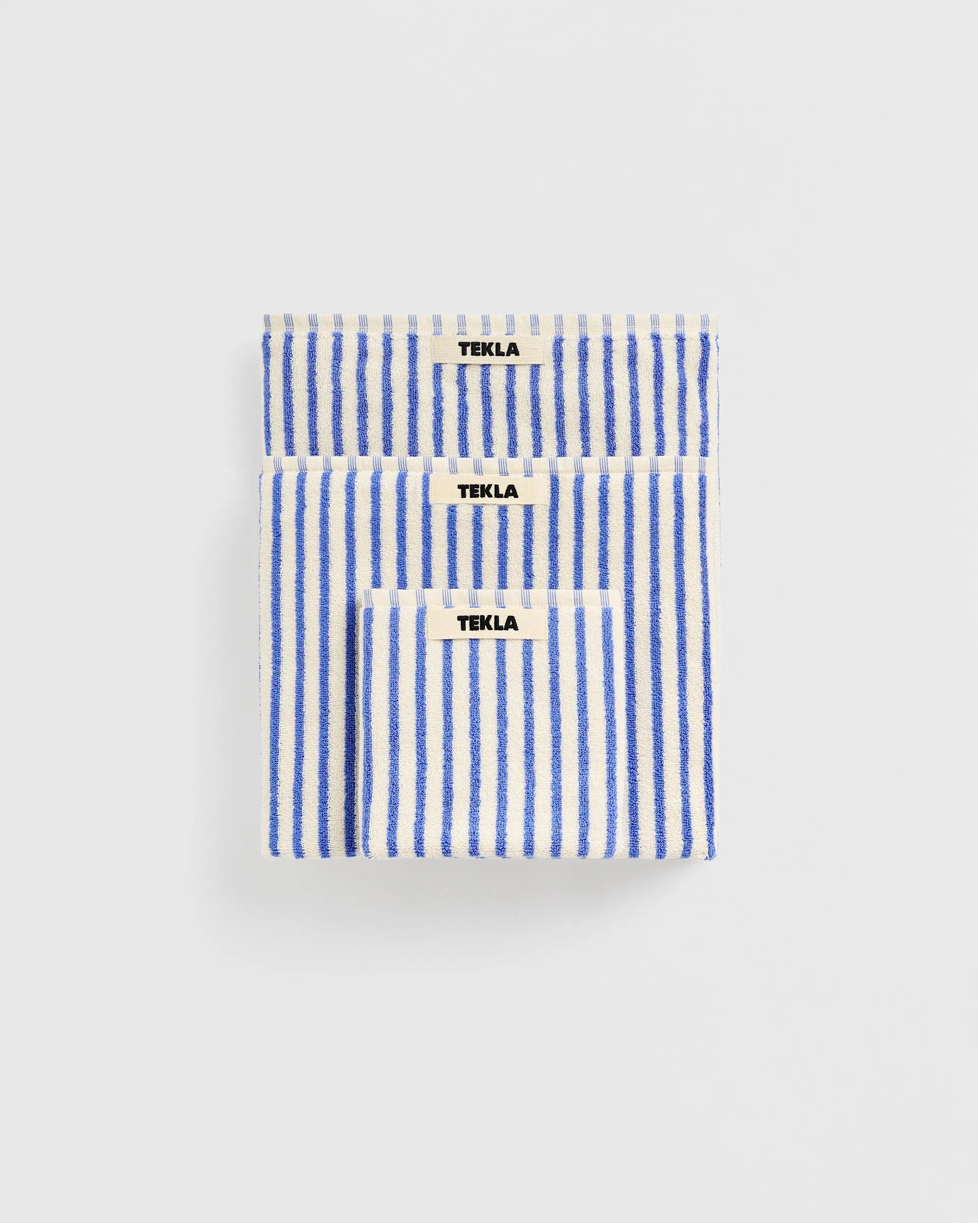 Tekla Fabrics Terry towel – striped – Coastal Stripes