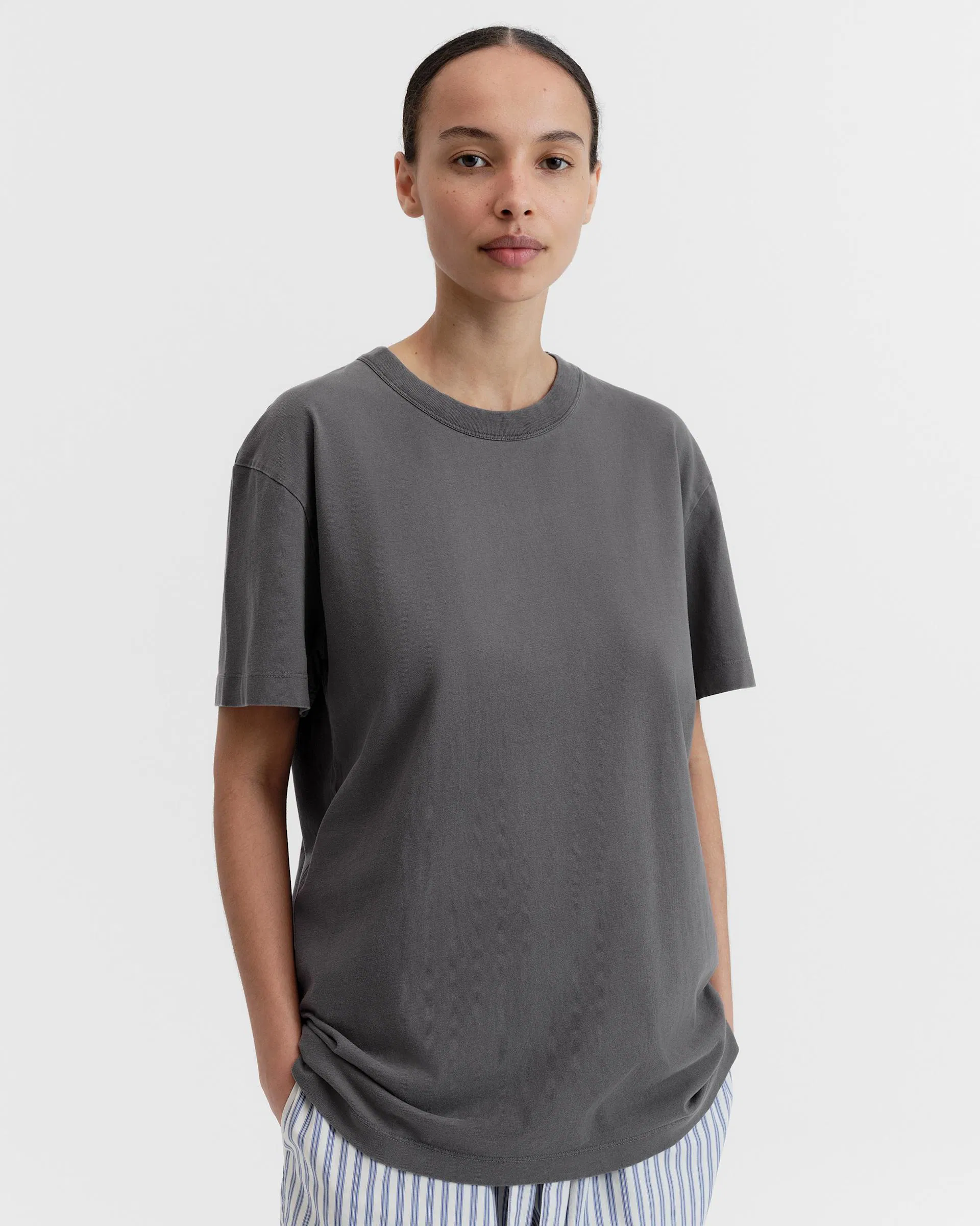 Tekla Fabrics T-Shirt – Washed Black