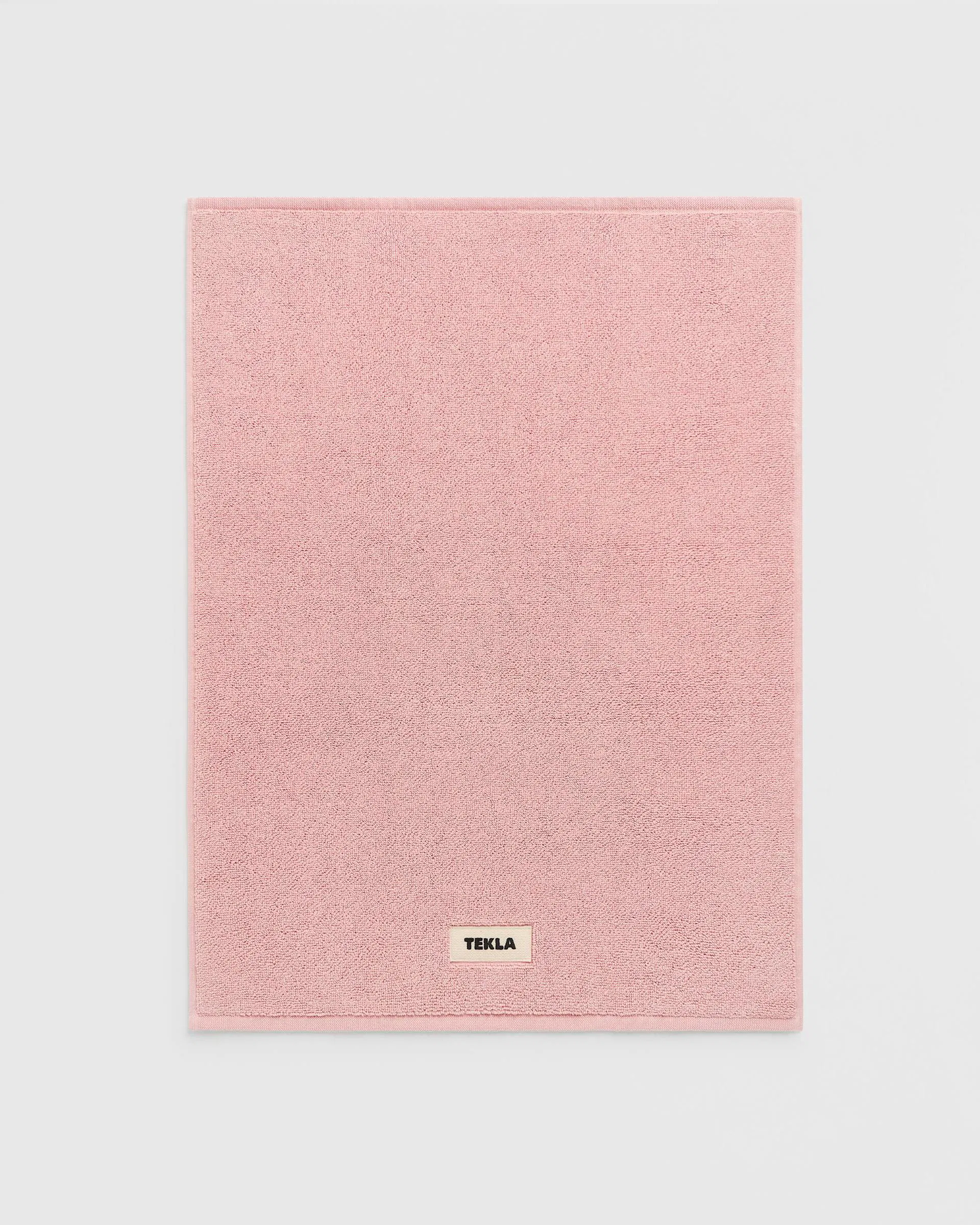 Tekla Fabrics Bath Mat - Solid - Shaded Pink