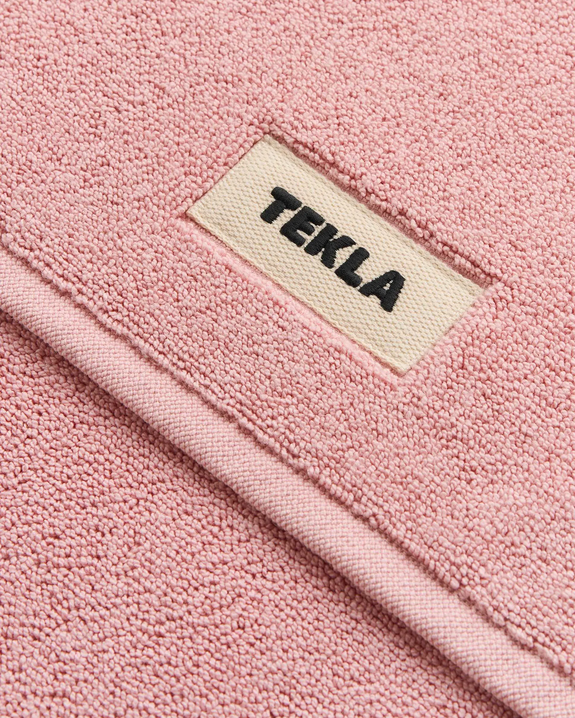 Tekla Fabrics Bath Mat - Solid - Shaded Pink