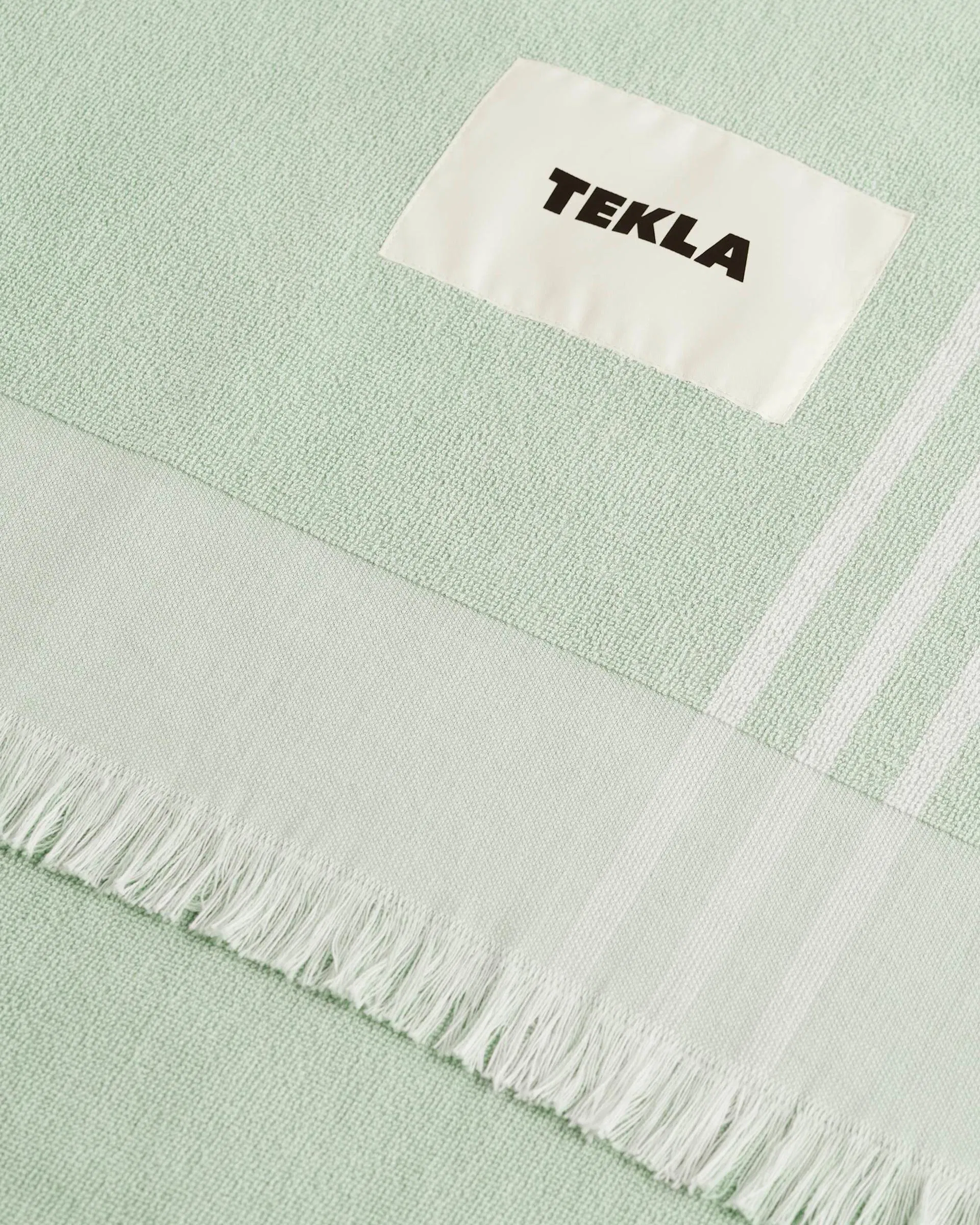 Tekla Fabrics Beach towel – Pistachio
