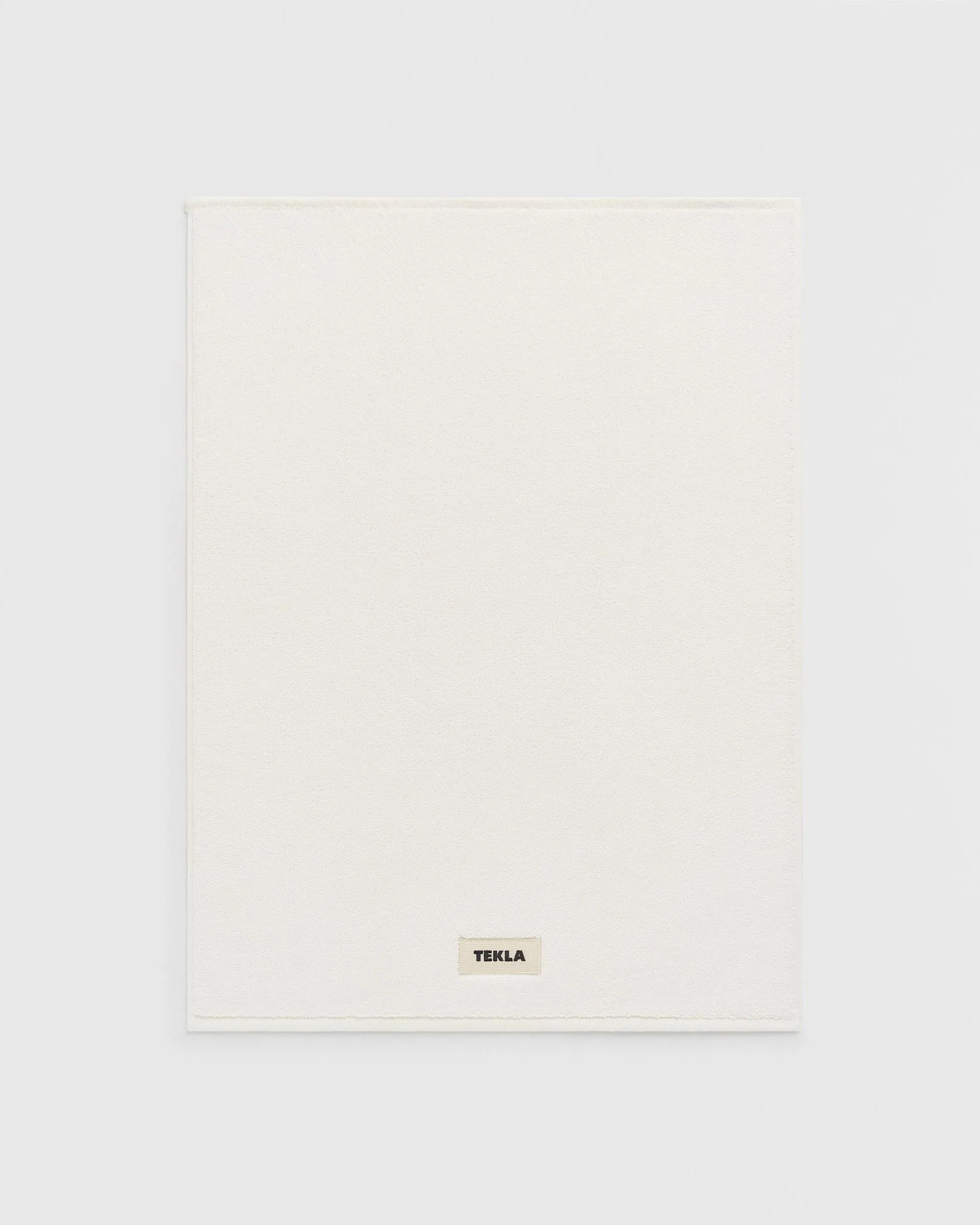 Tekla Fabrics Bath mat – solid – White
