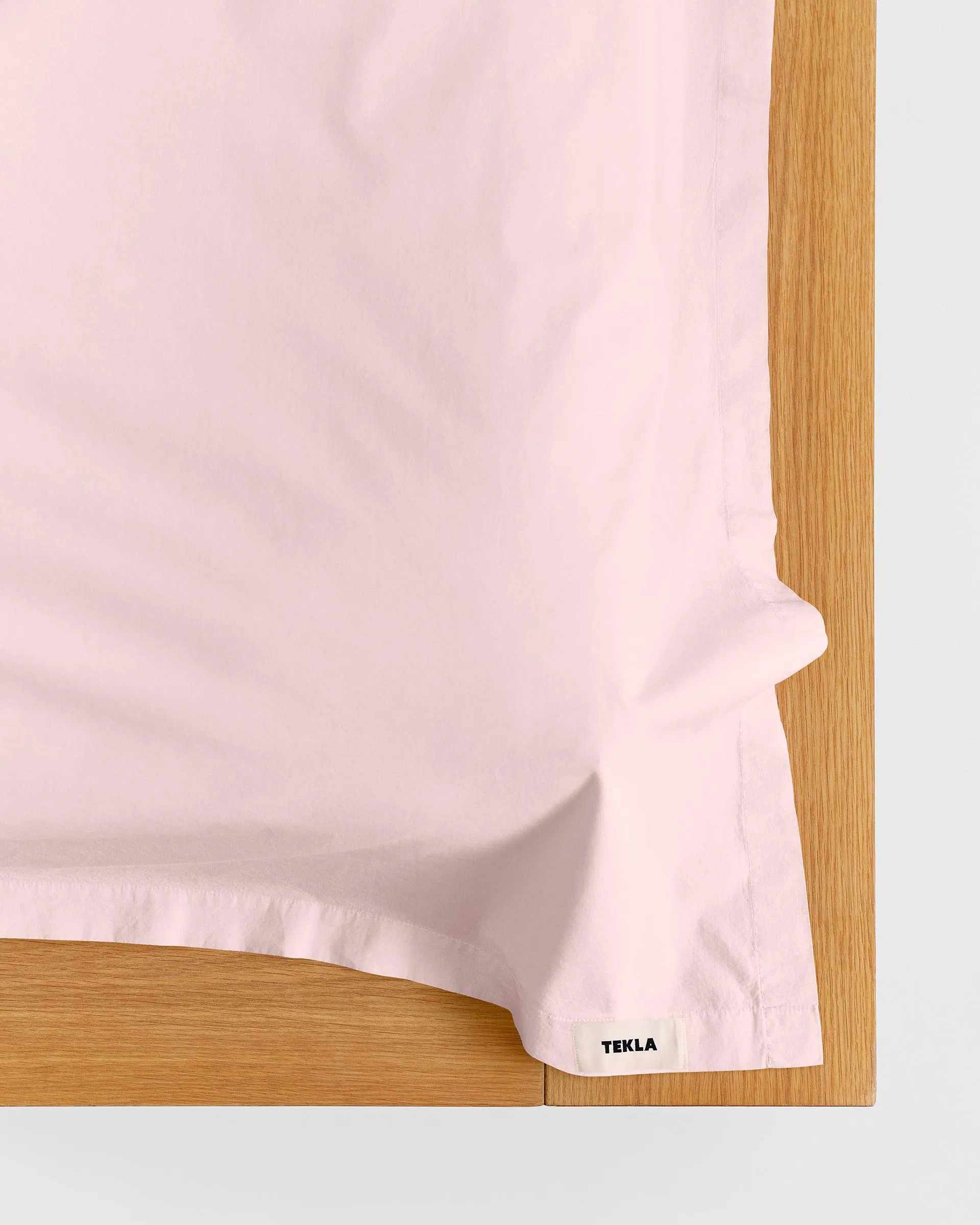 Tekla Fabrics Percale sheet – Petal Pink