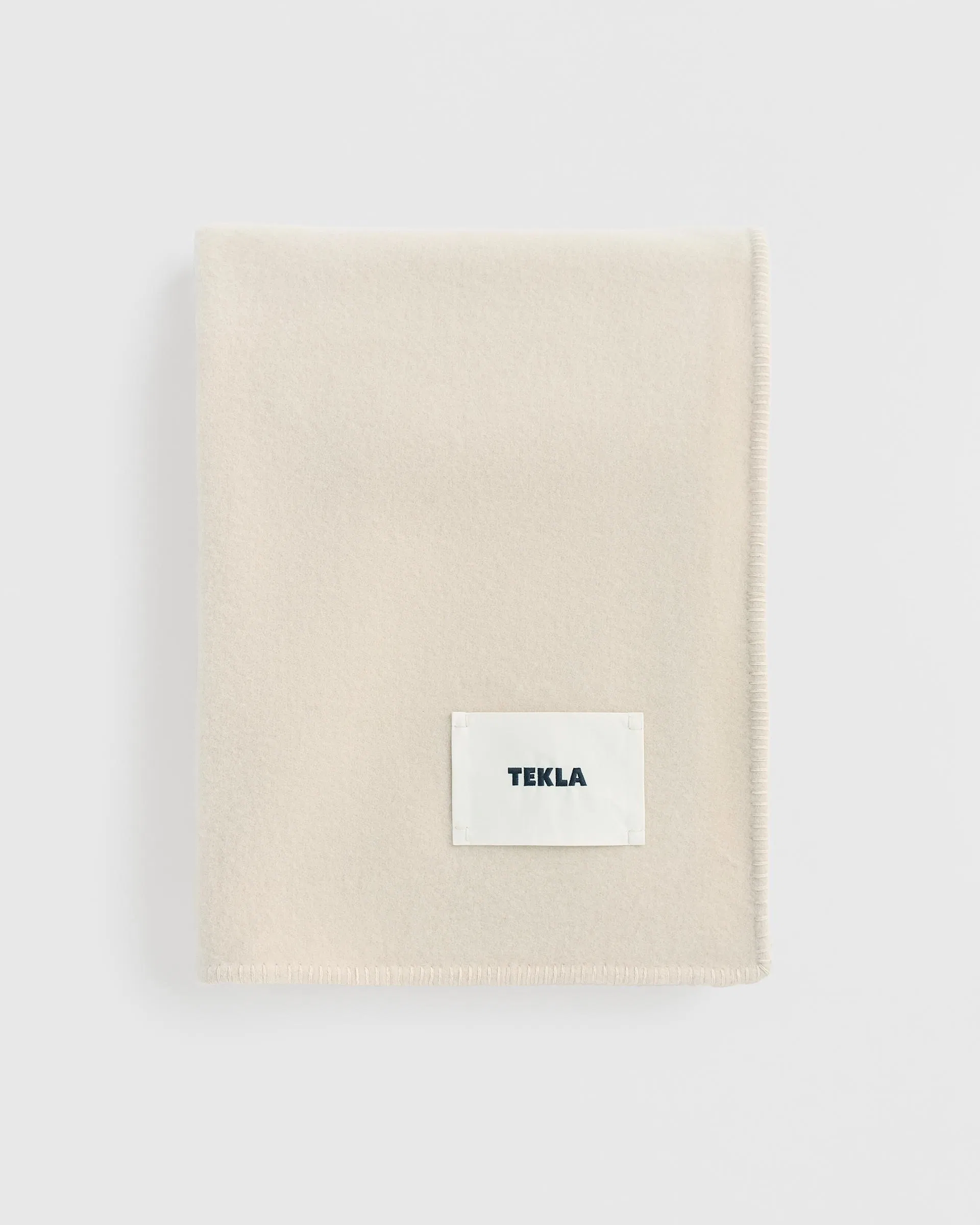 Tekla Fabrics Lambswool Blanket - Snow