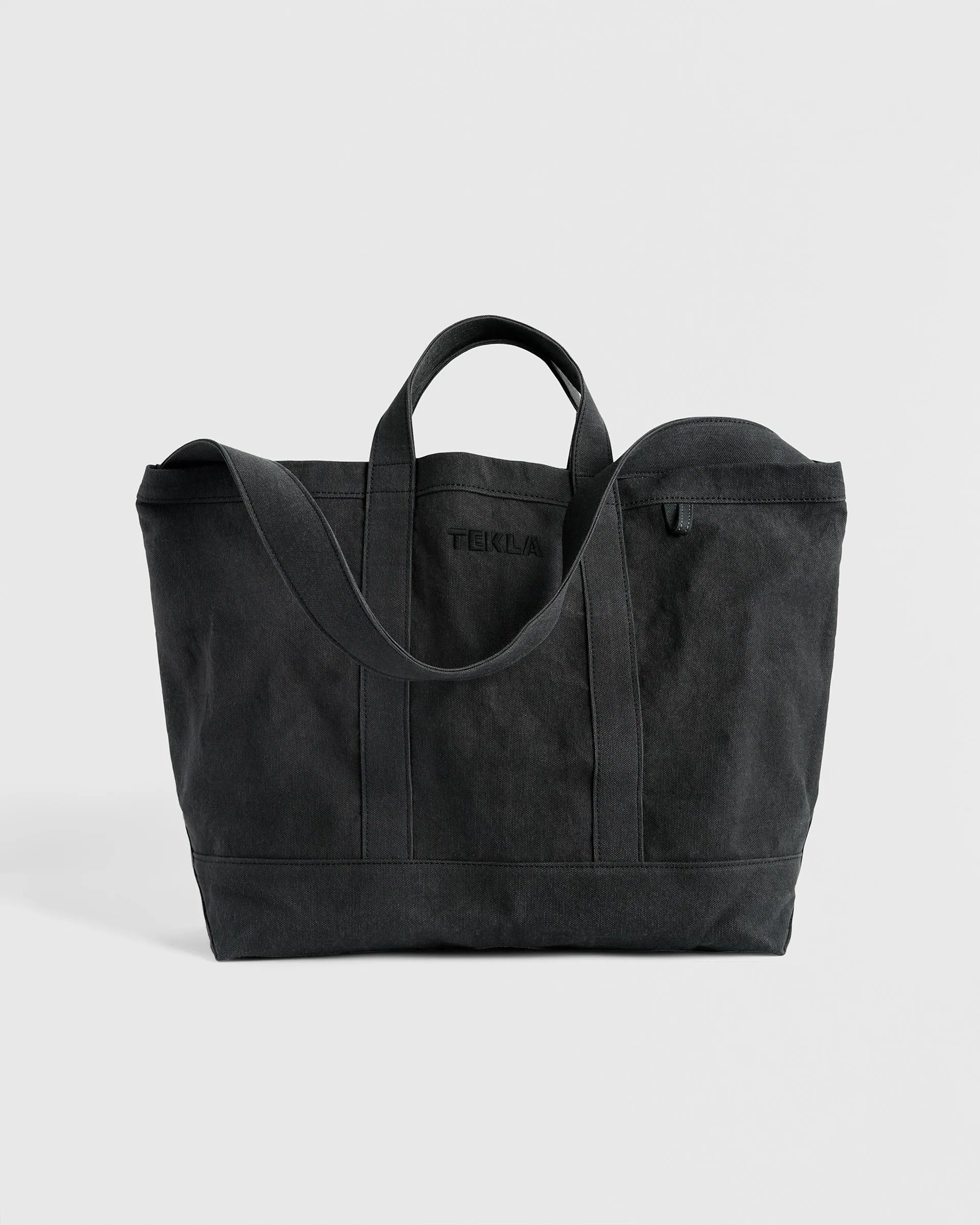 Tekla Fabrics Beach Bag – Black Sand