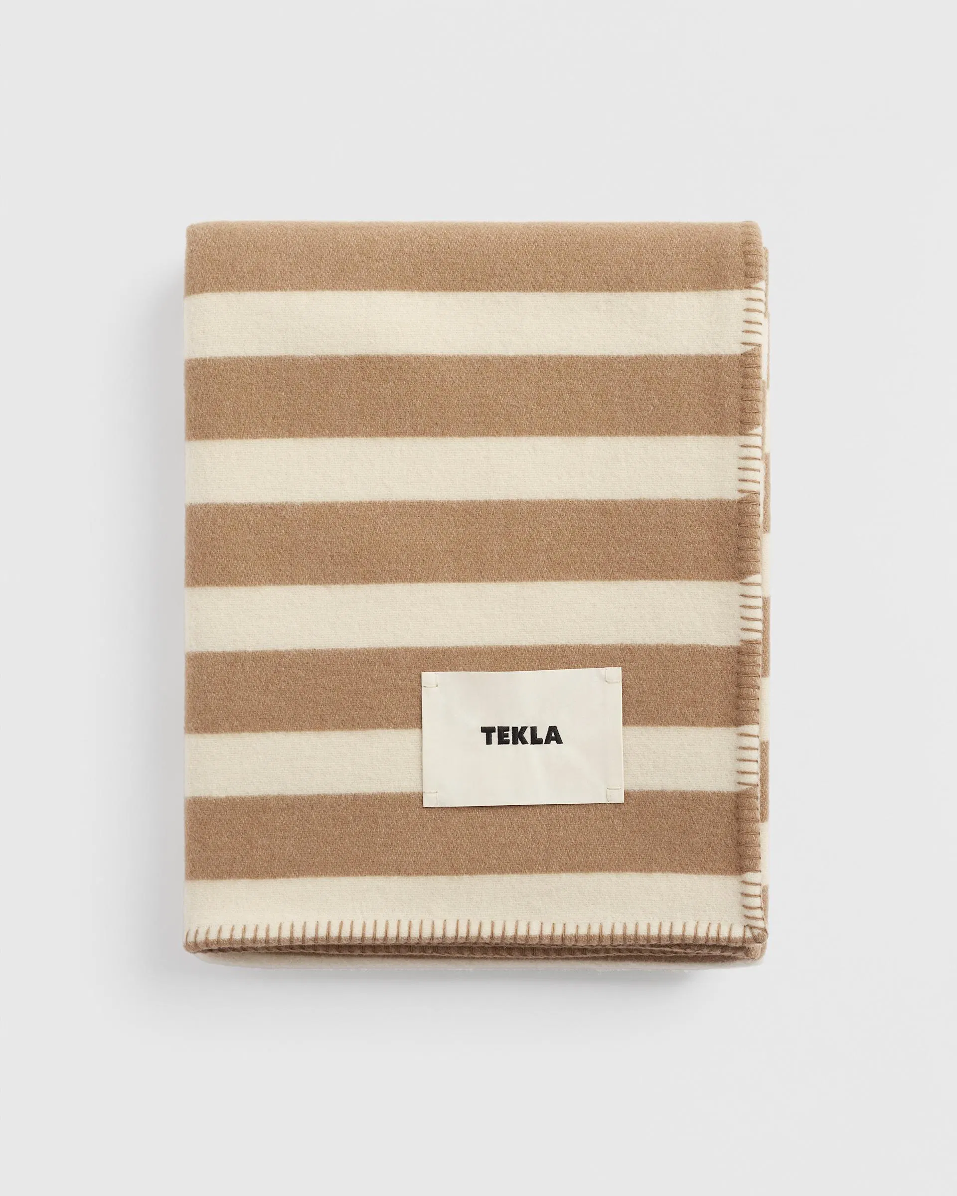 Tekla Fabrics Lambswool blanket - Hereford Stripes