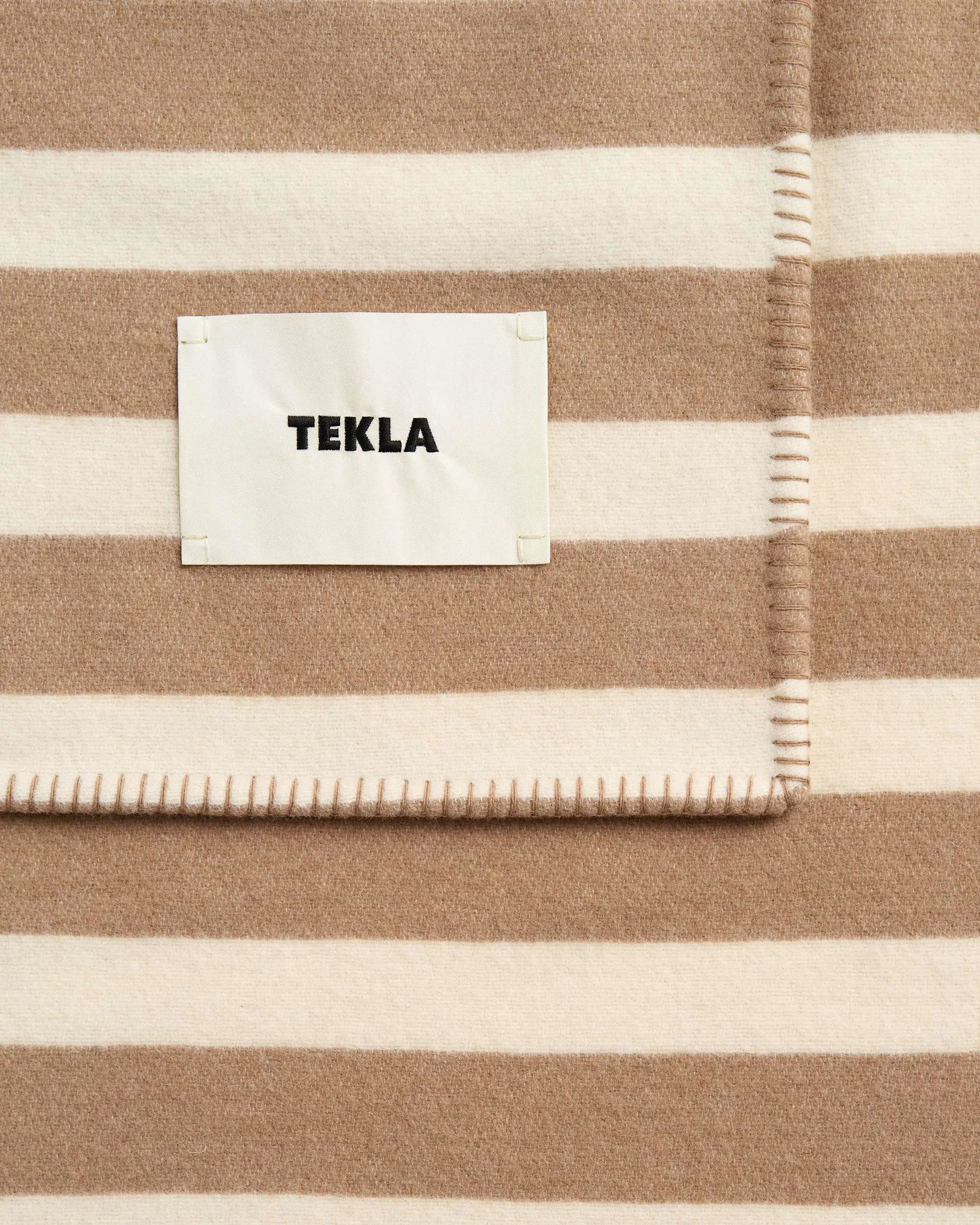 Tekla Fabrics Lambswool blanket - Hereford Stripes