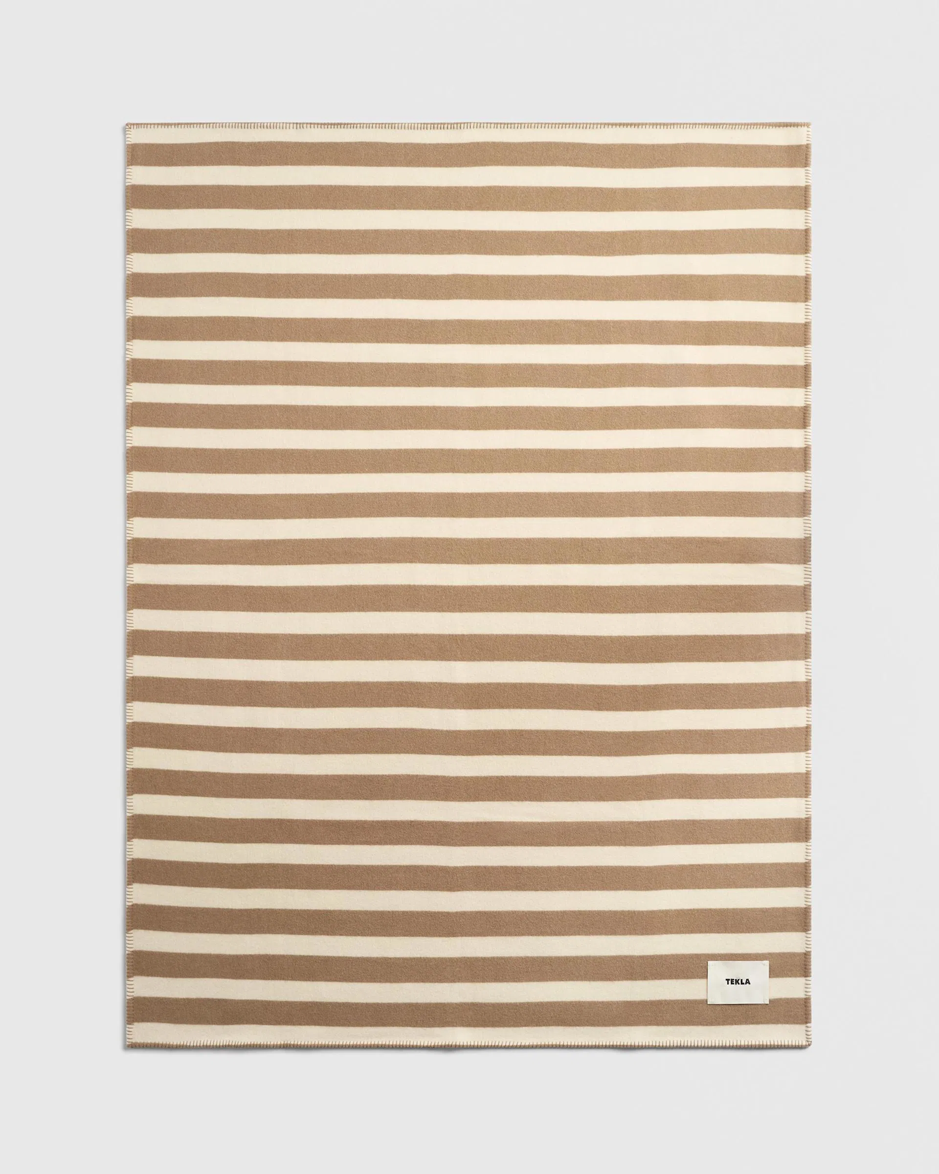Tekla Fabrics Lambswool blanket - Hereford Stripes