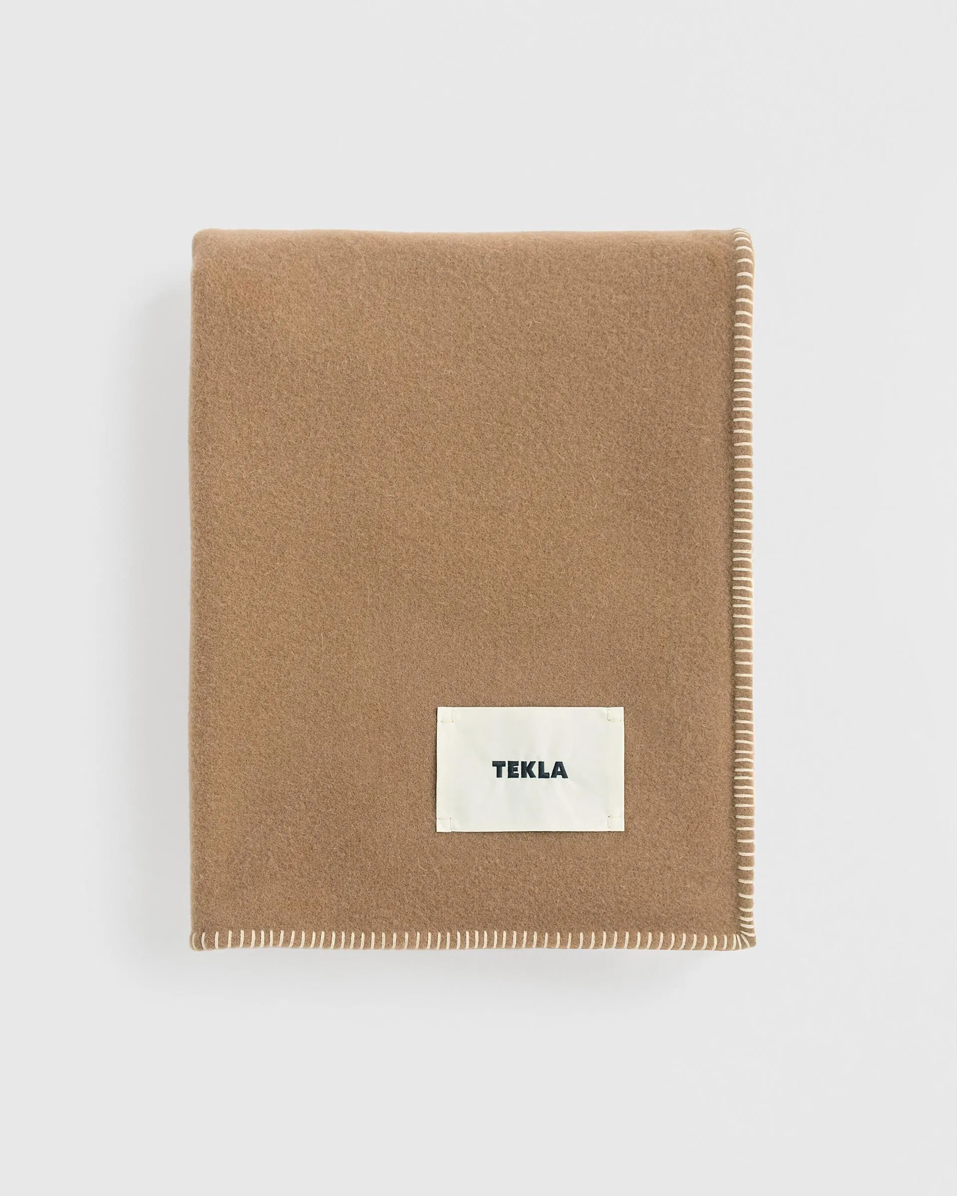 Tekla Fabrics Lambswool Blanket - Oak