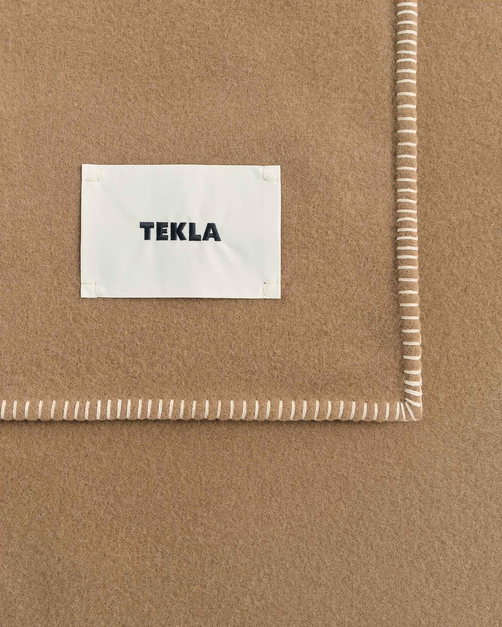 Tekla Fabrics Lambswool Blanket - Oak