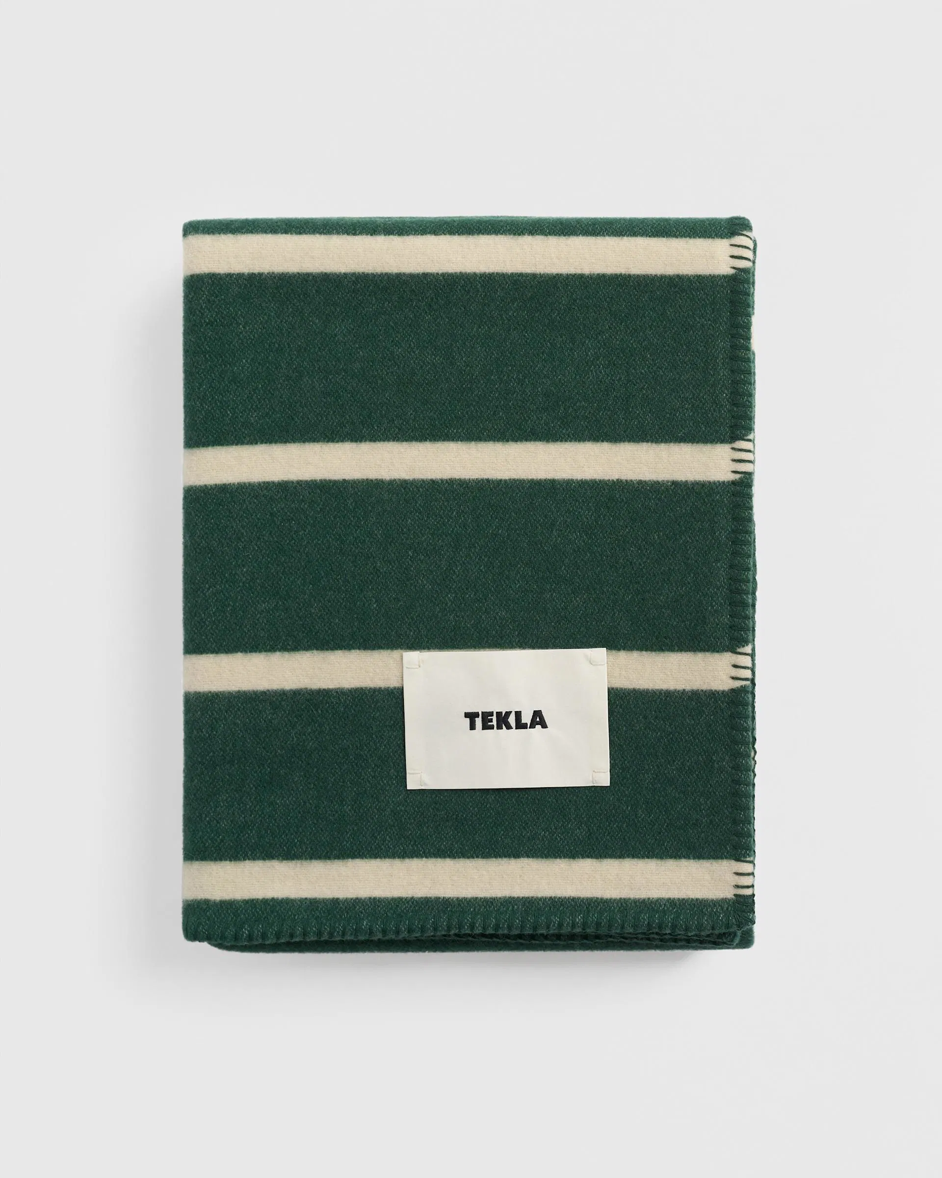 Tekla Fabrics Lambswool Blanket - Rugby Stripes