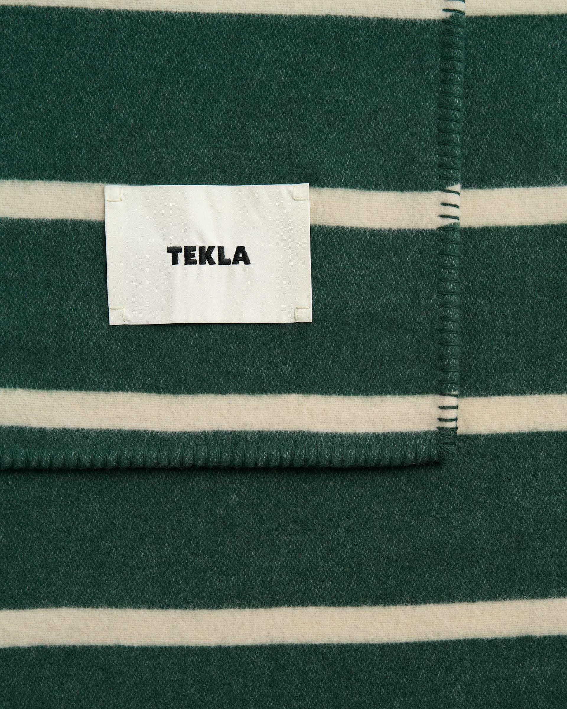 Tekla Fabrics Lambswool Blanket - Rugby Stripes