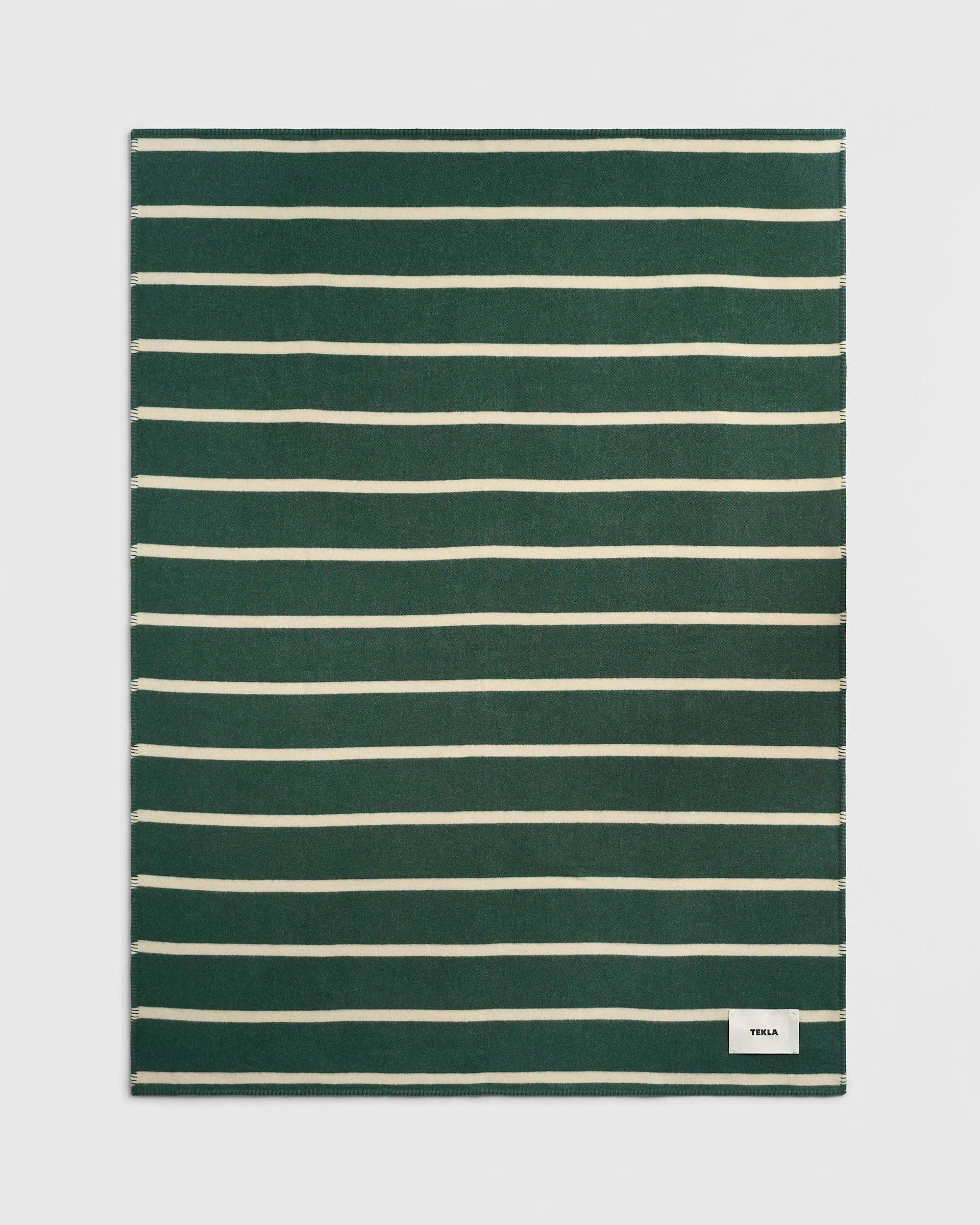 Tekla Fabrics Lambswool Blanket - Rugby Stripes