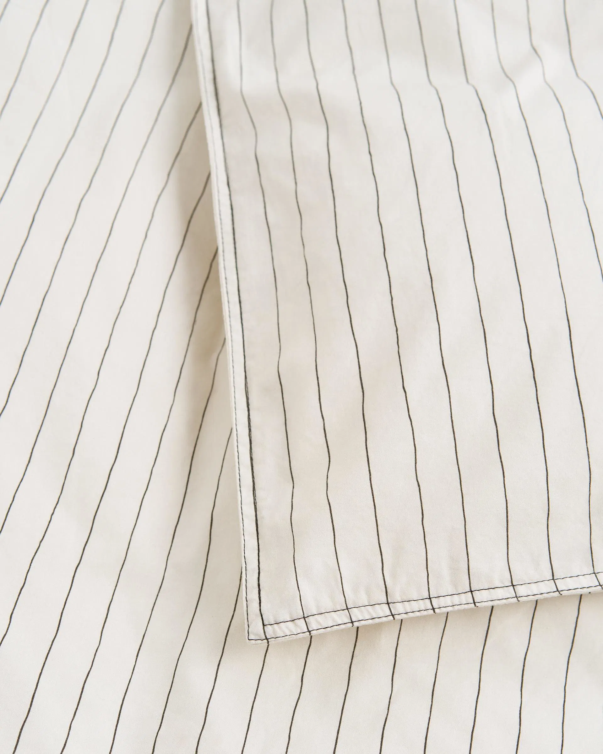 Tekla Fabrics Percale duvet cover – Hand Drawn Stripes