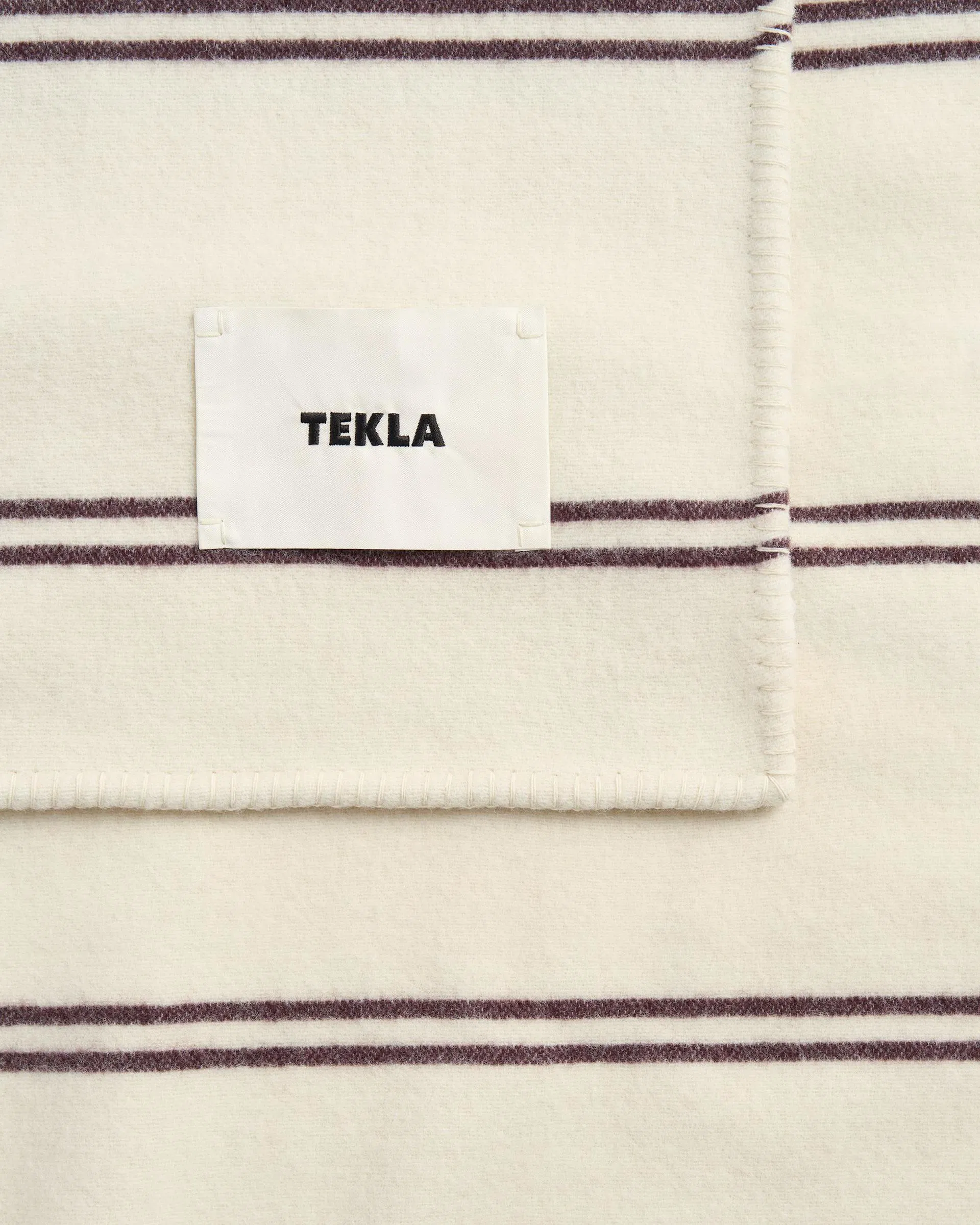 Tekla Fabrics Lambswool Blanket - Ruck Stripes