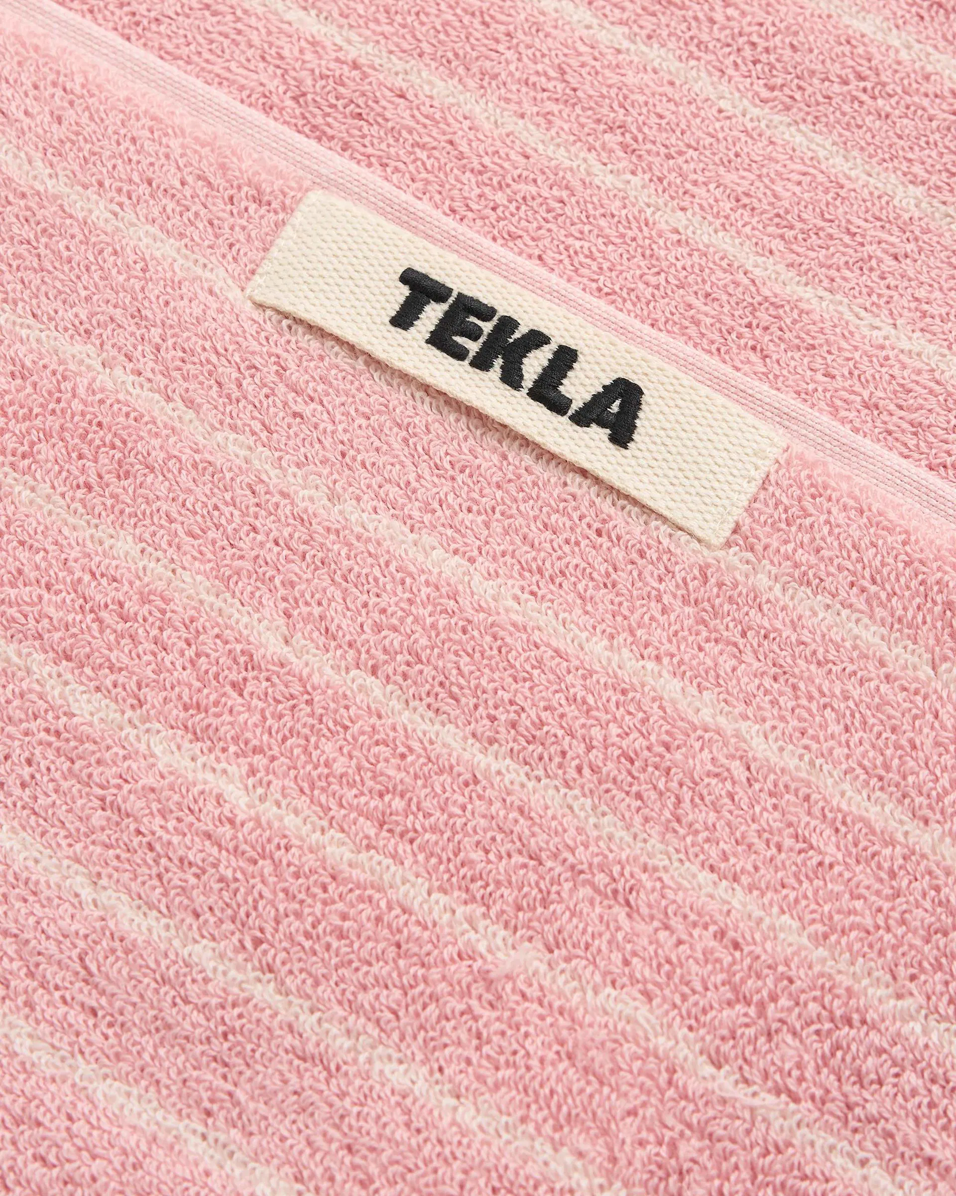 Tekla Fabrics Terry Towel - Shaded Pink Stripes