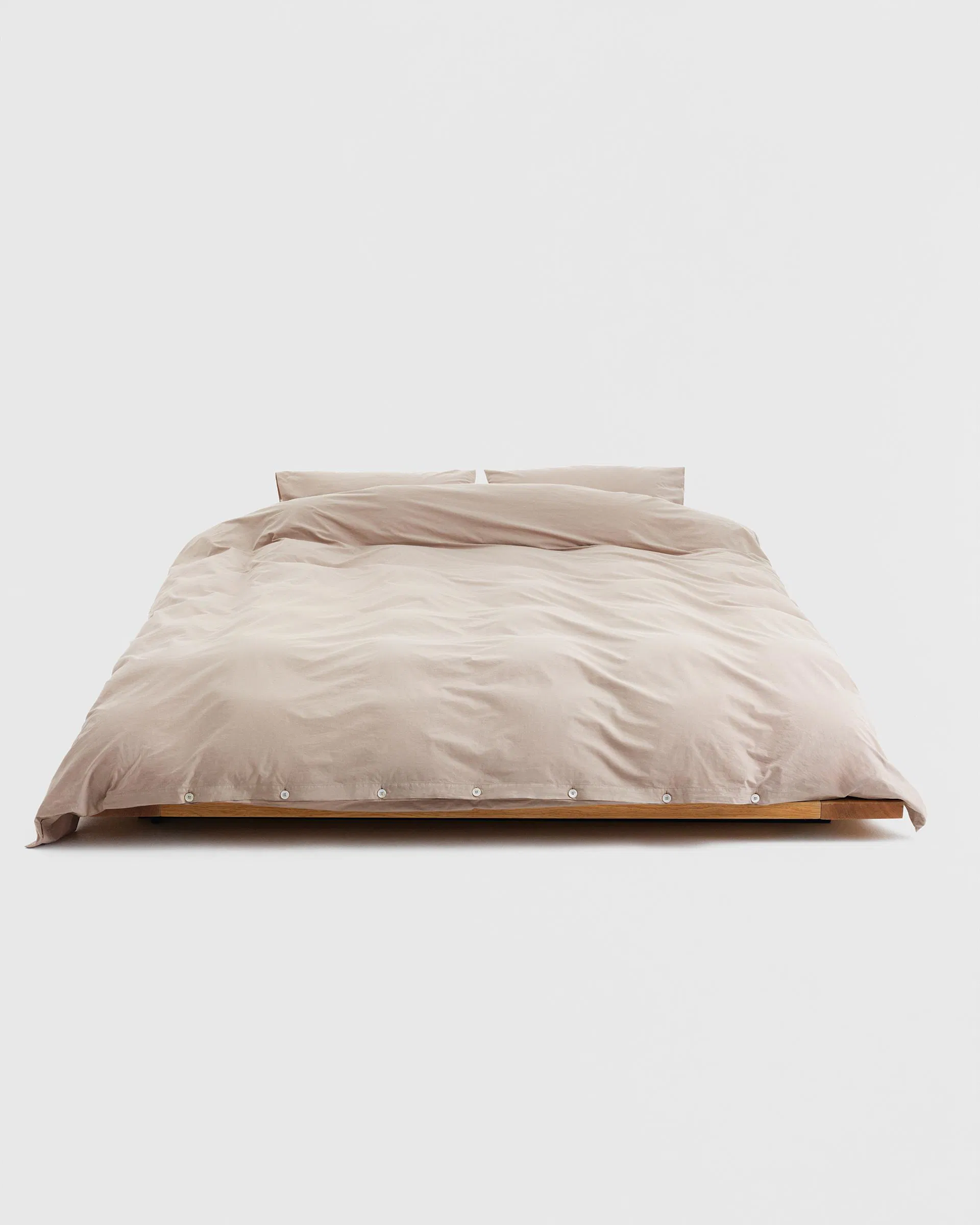 Tekla Fabrics Percale duvet cover - Clay