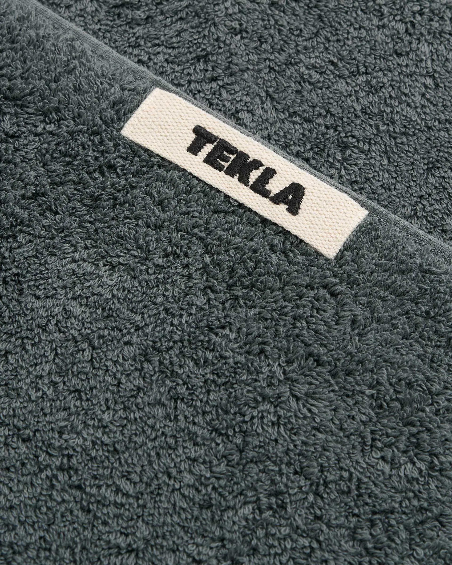 Tekla Fabrics Terry towel – solid – Charcoal Grey