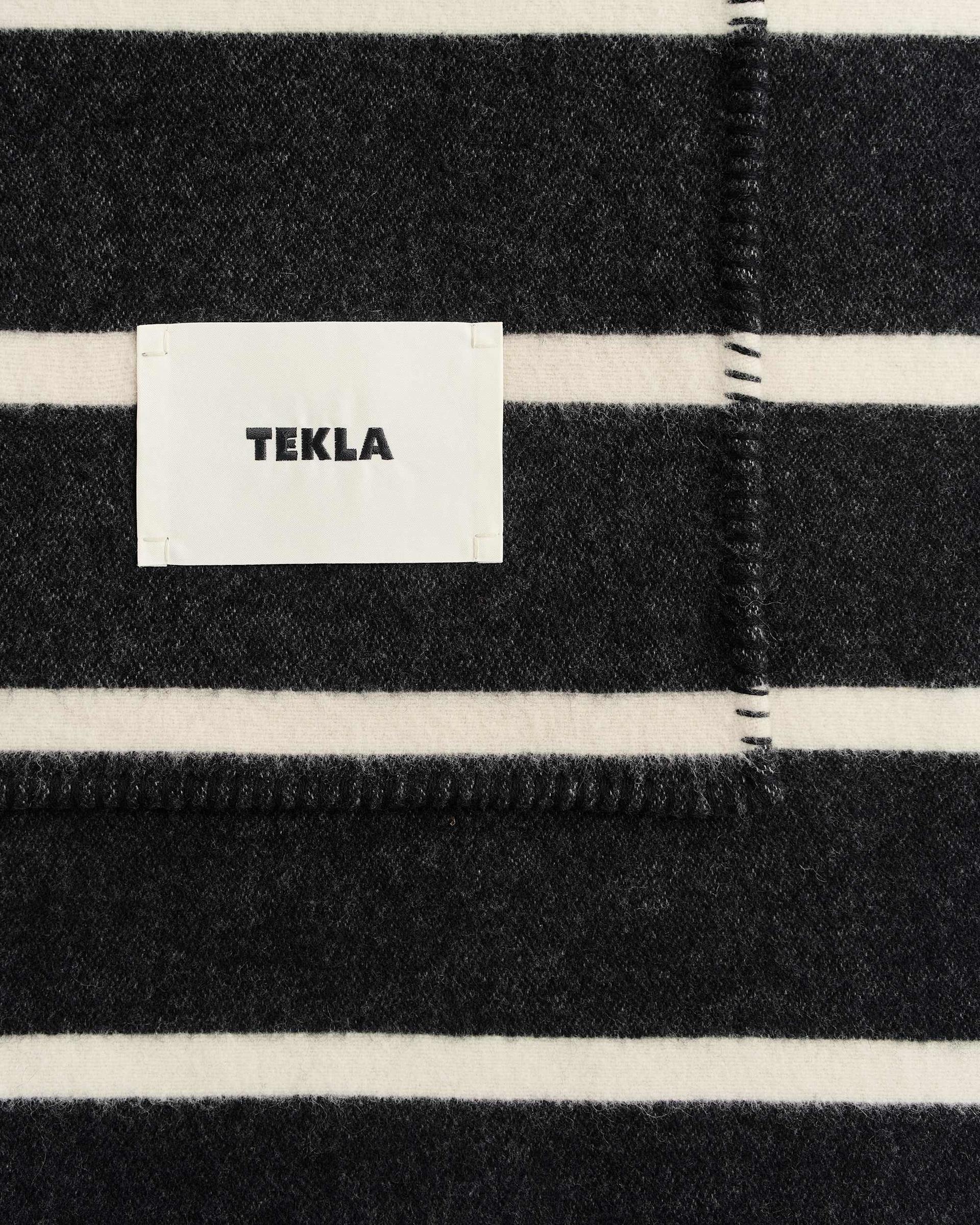 Tekla Fabrics Lambswool Blanket - Starling Stripes