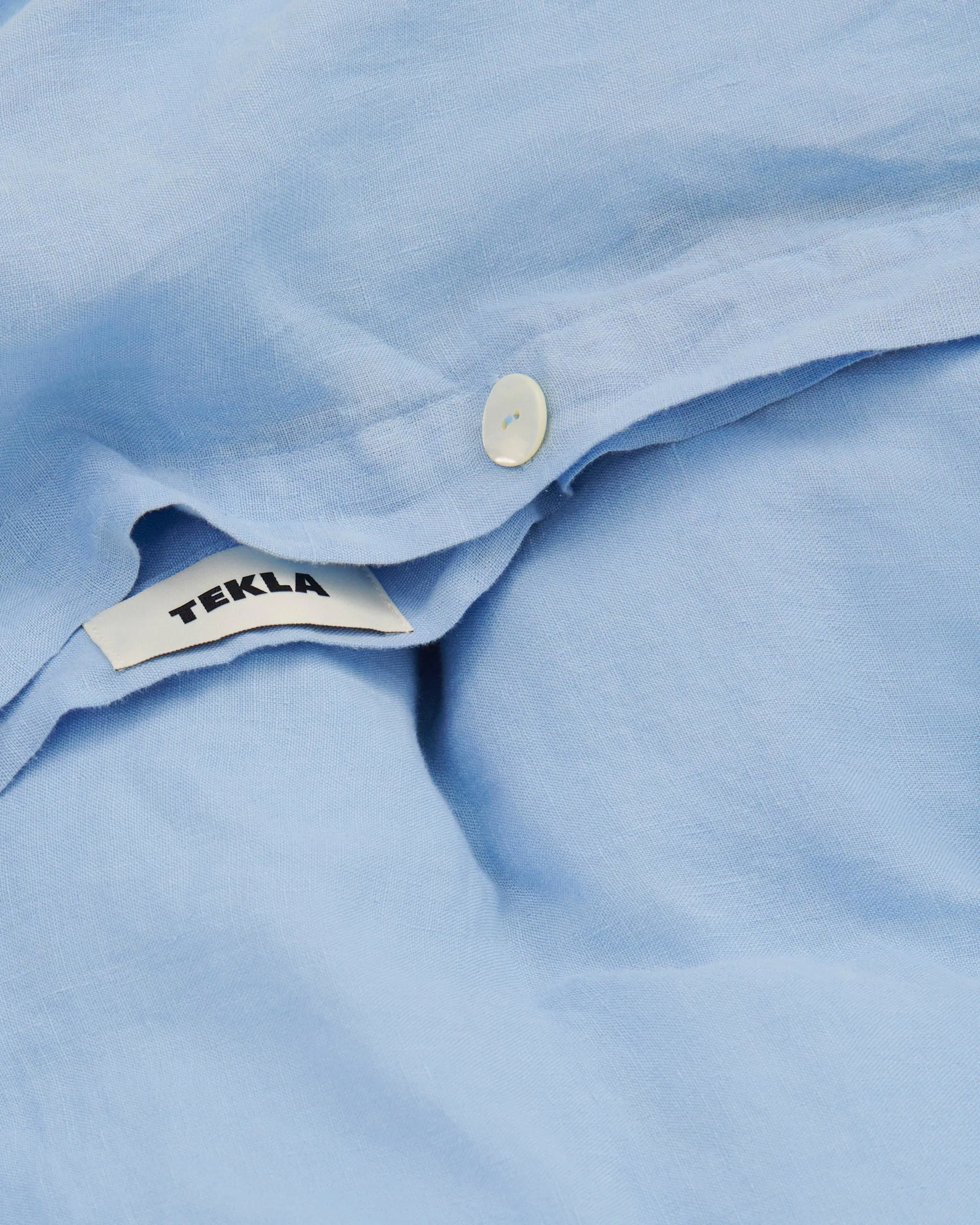 Tekla Fabrics Linen duvet cover – Powder Blue