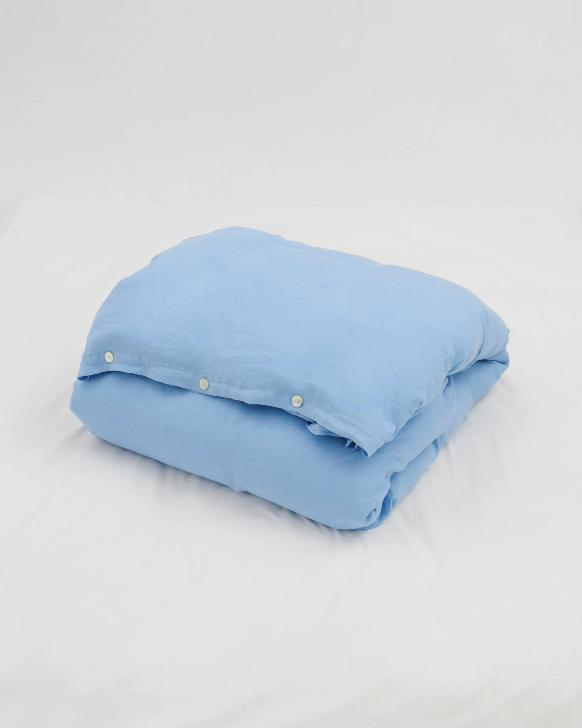Tekla Fabrics Linen duvet cover – Powder Blue