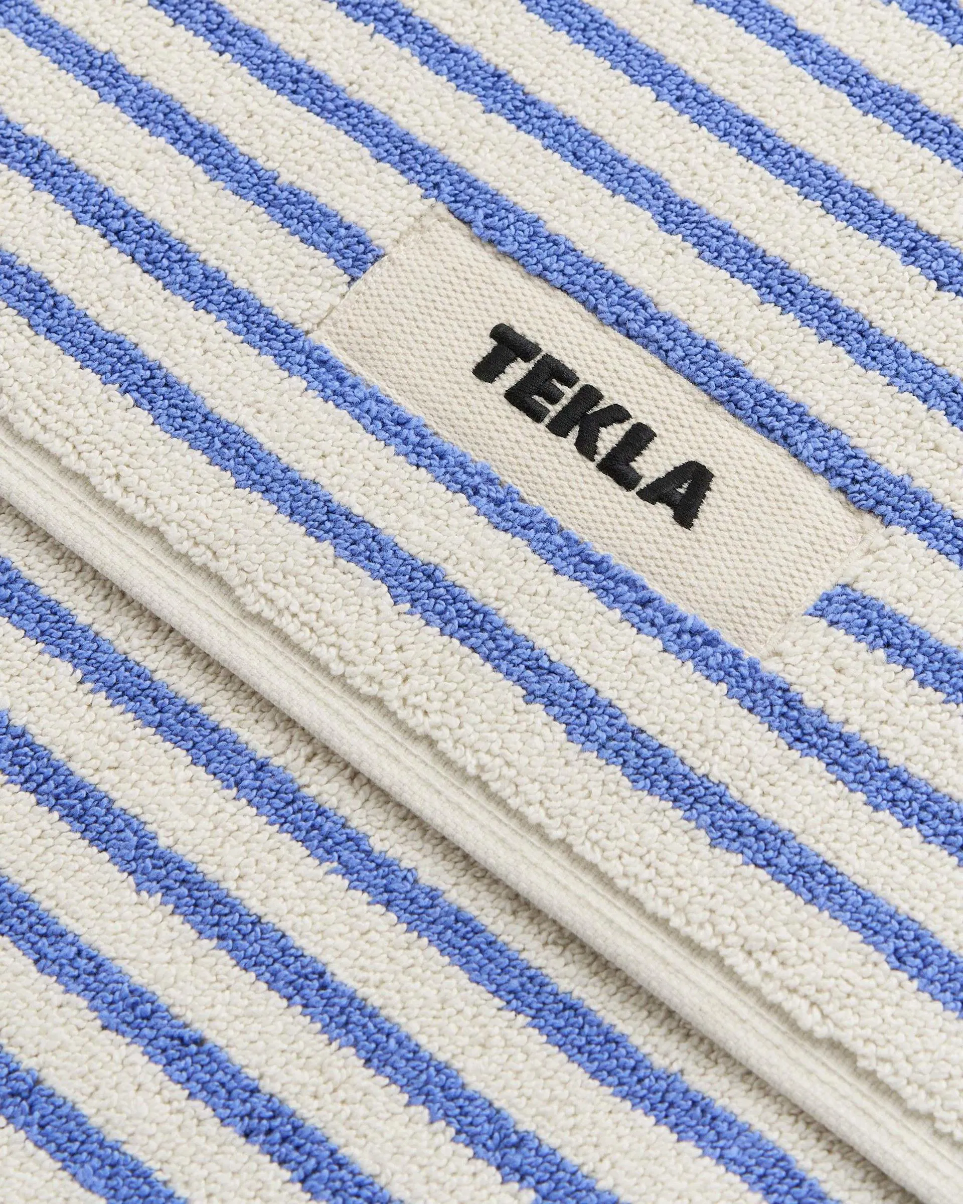 Tekla Fabrics Bath mat - striped – Coastal Stripes