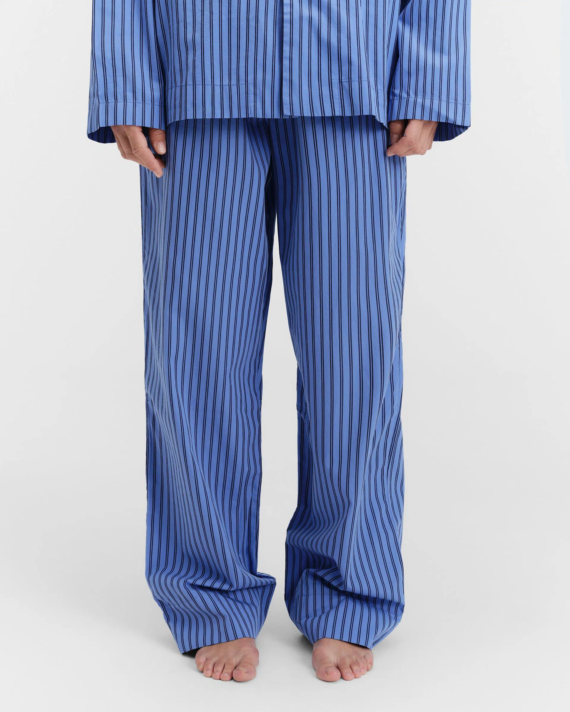 Tekla Fabrics Poplin pyjamas – pants – Boro Stripes