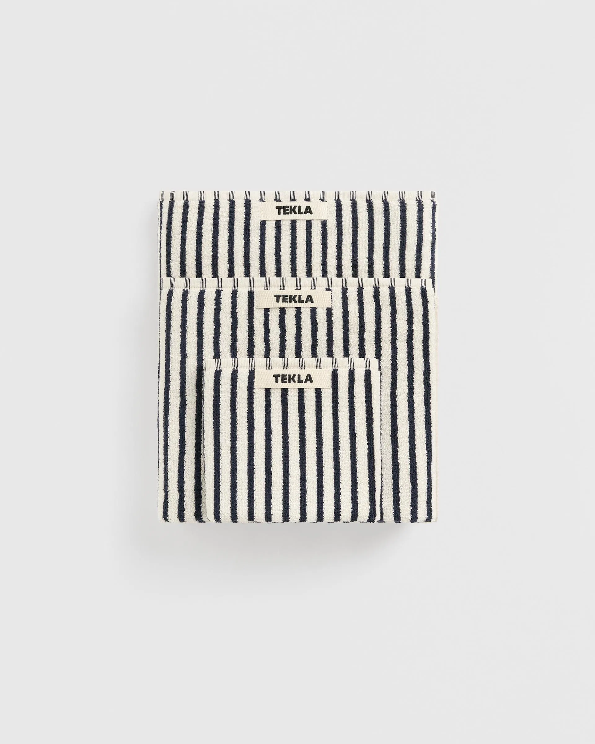 Tekla Fabrics Terry towel – striped – Sailor Stripes