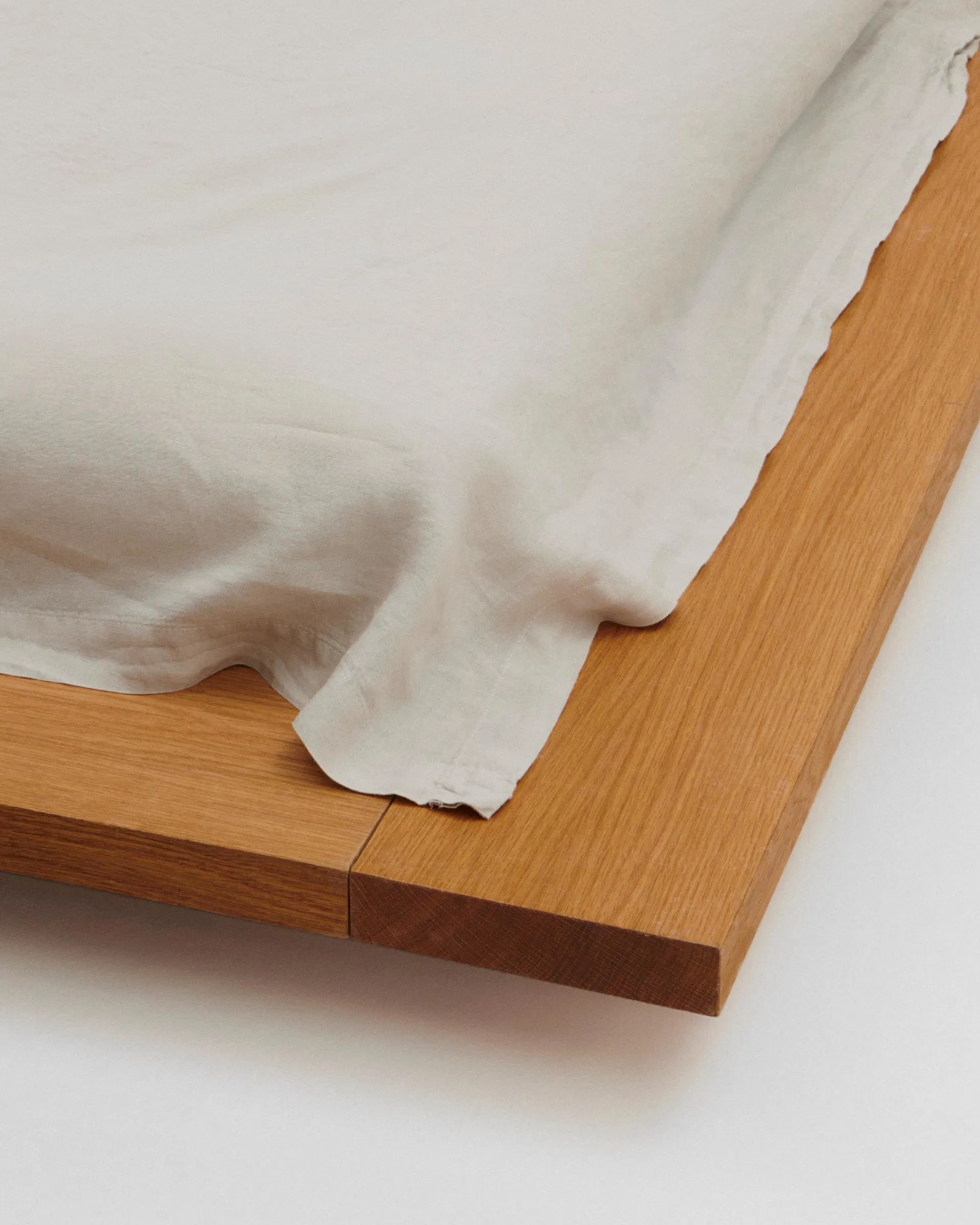 Tekla Fabrics Linen sheet – Sand Grey
