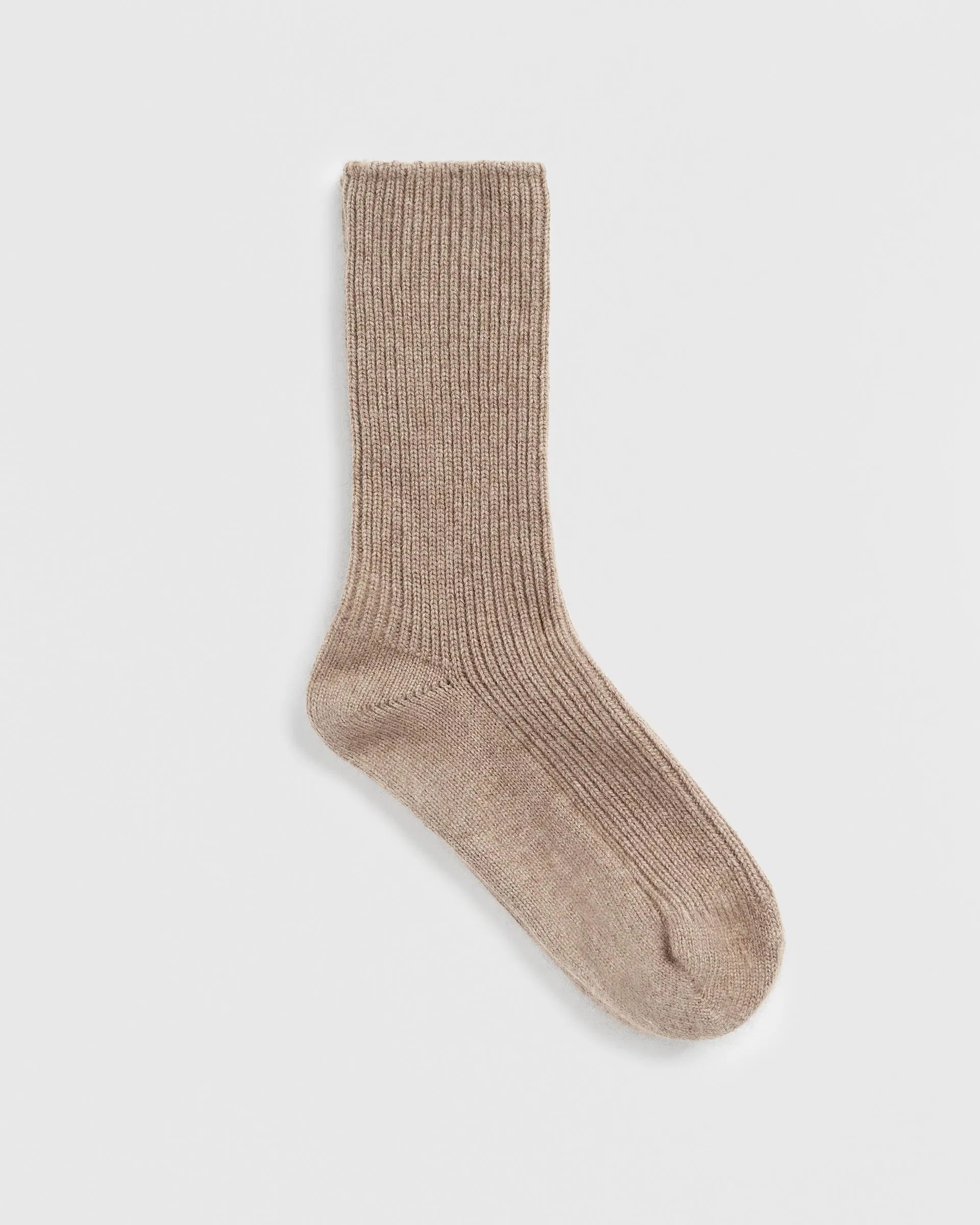 Tekla Fabrics Night Socks – Natural Brown