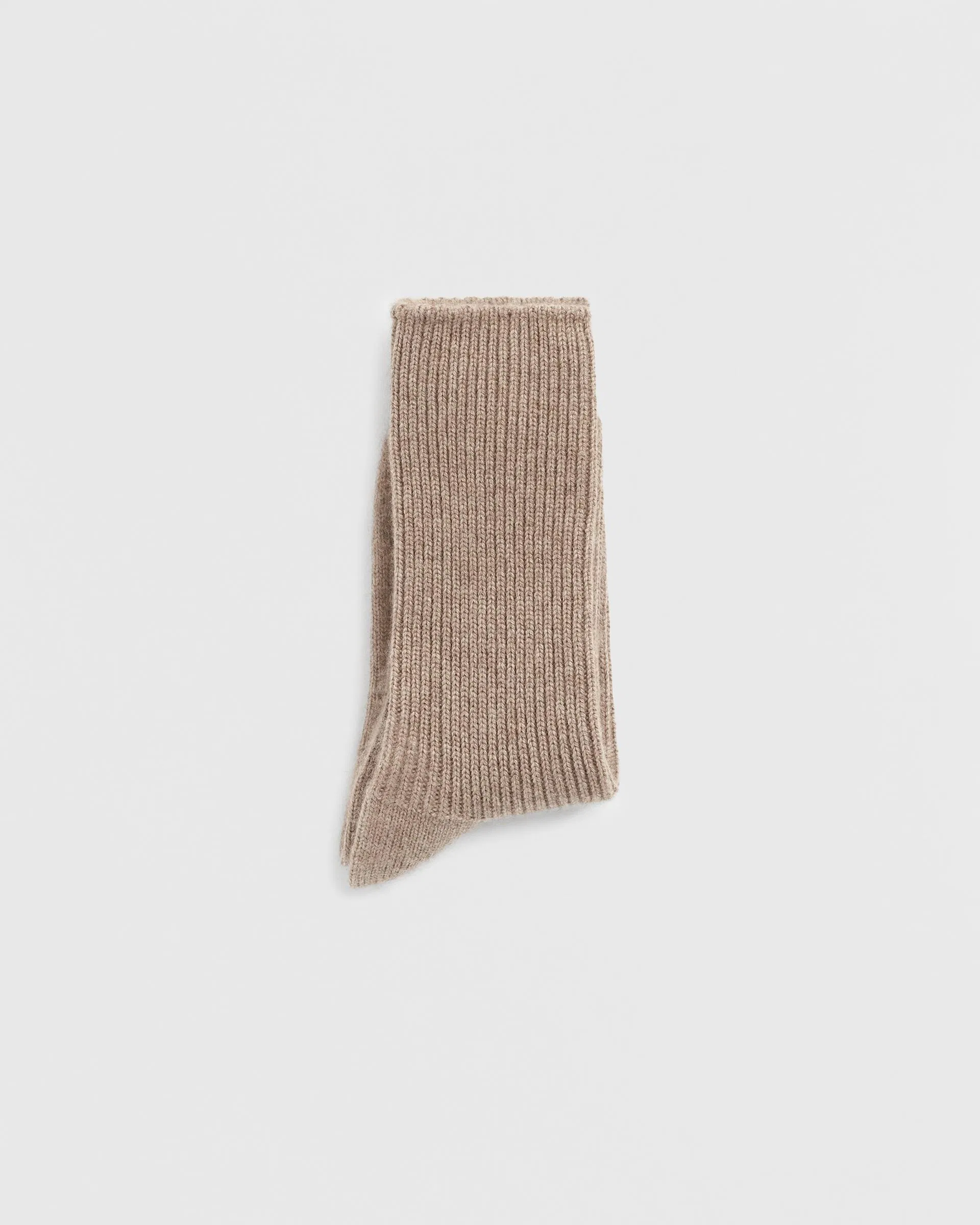 Tekla Fabrics Night Socks – Natural Brown