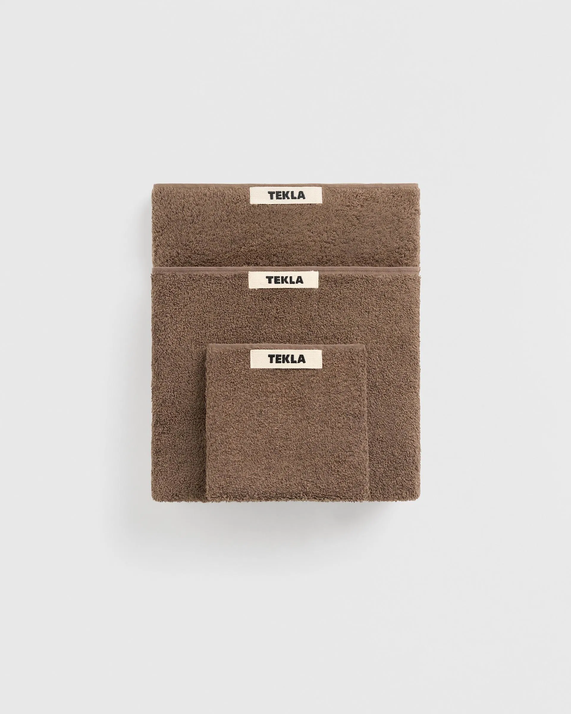 Tekla Fabrics Terry towel – solid – Kodiak Brown