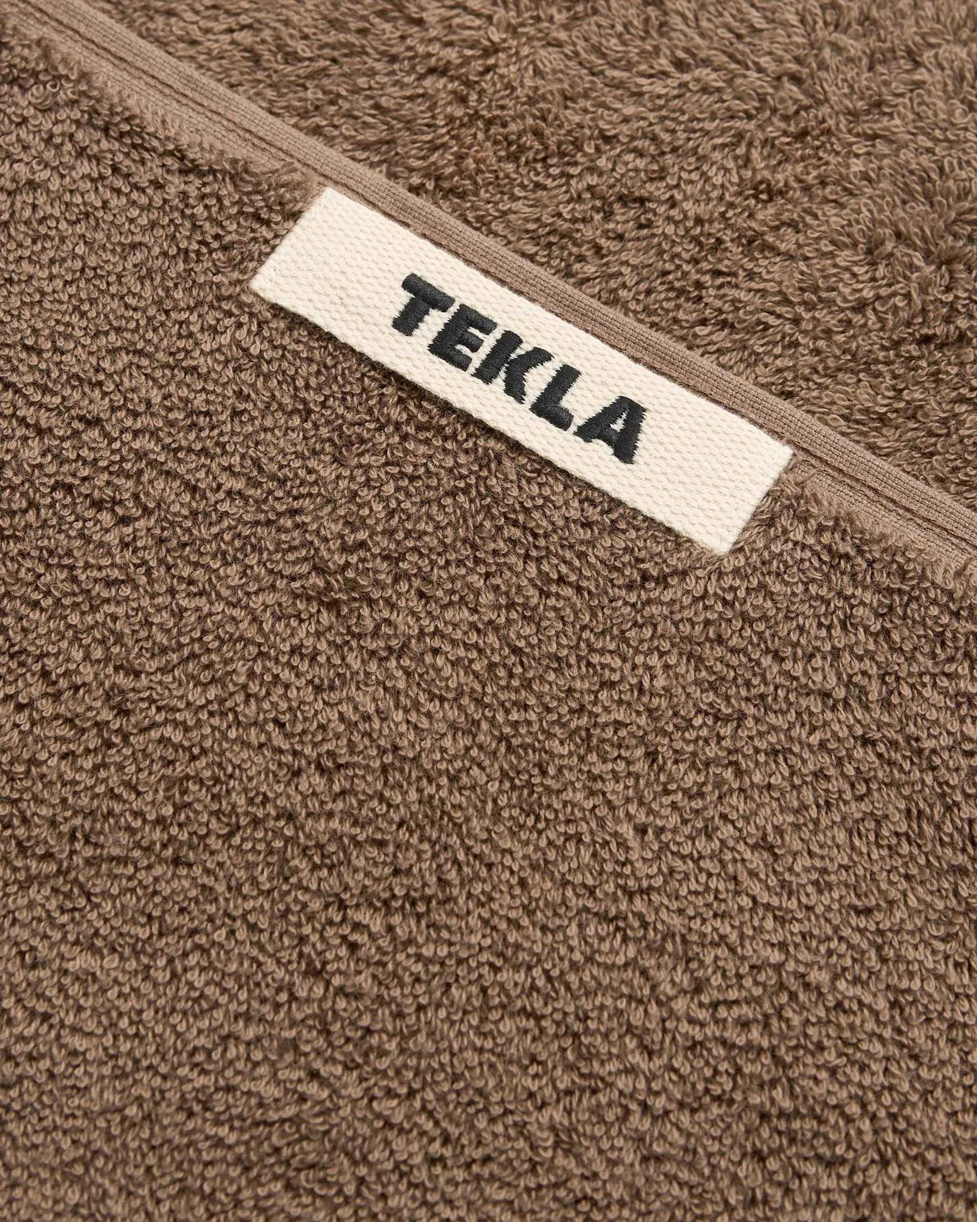 Tekla Fabrics Terry towel – solid – Kodiak Brown