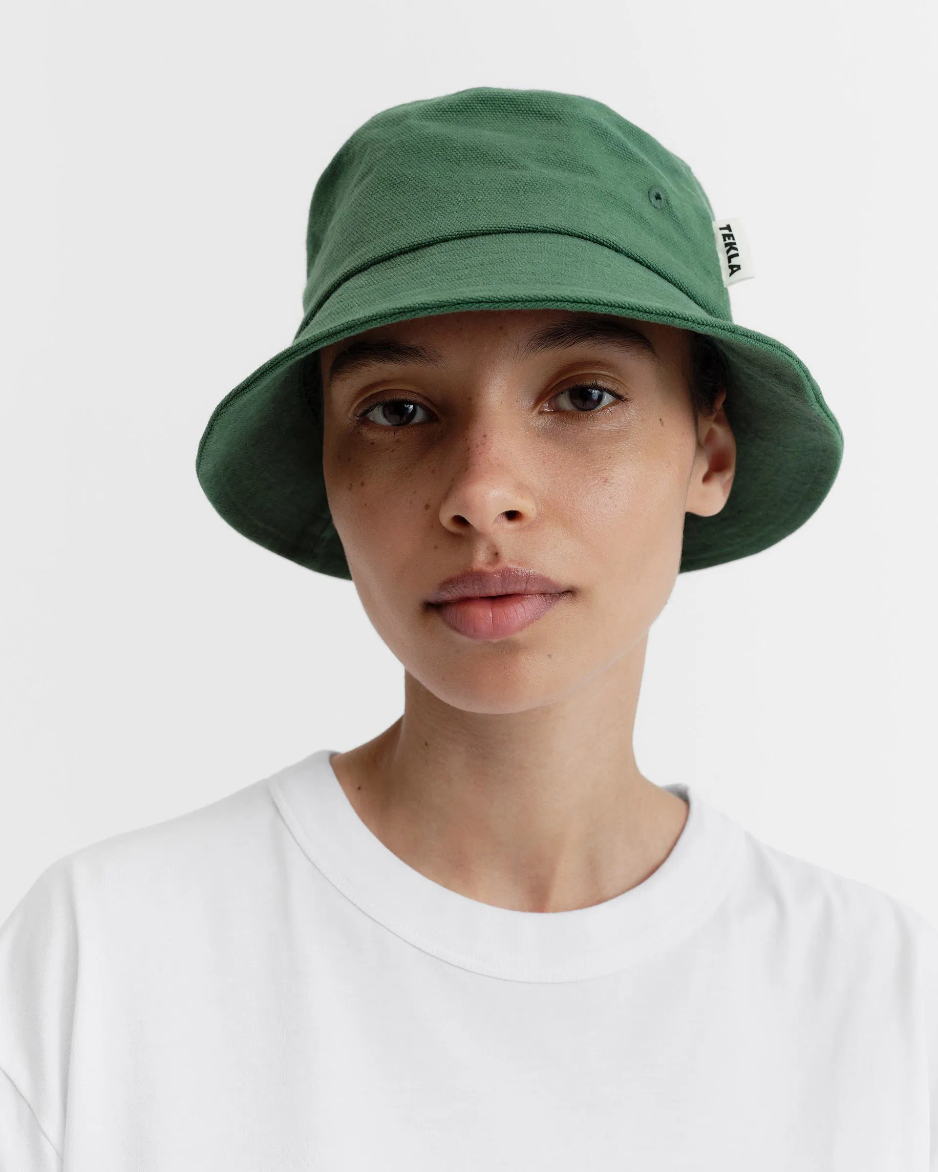 Tekla Fabrics Bucket Hat – Verde