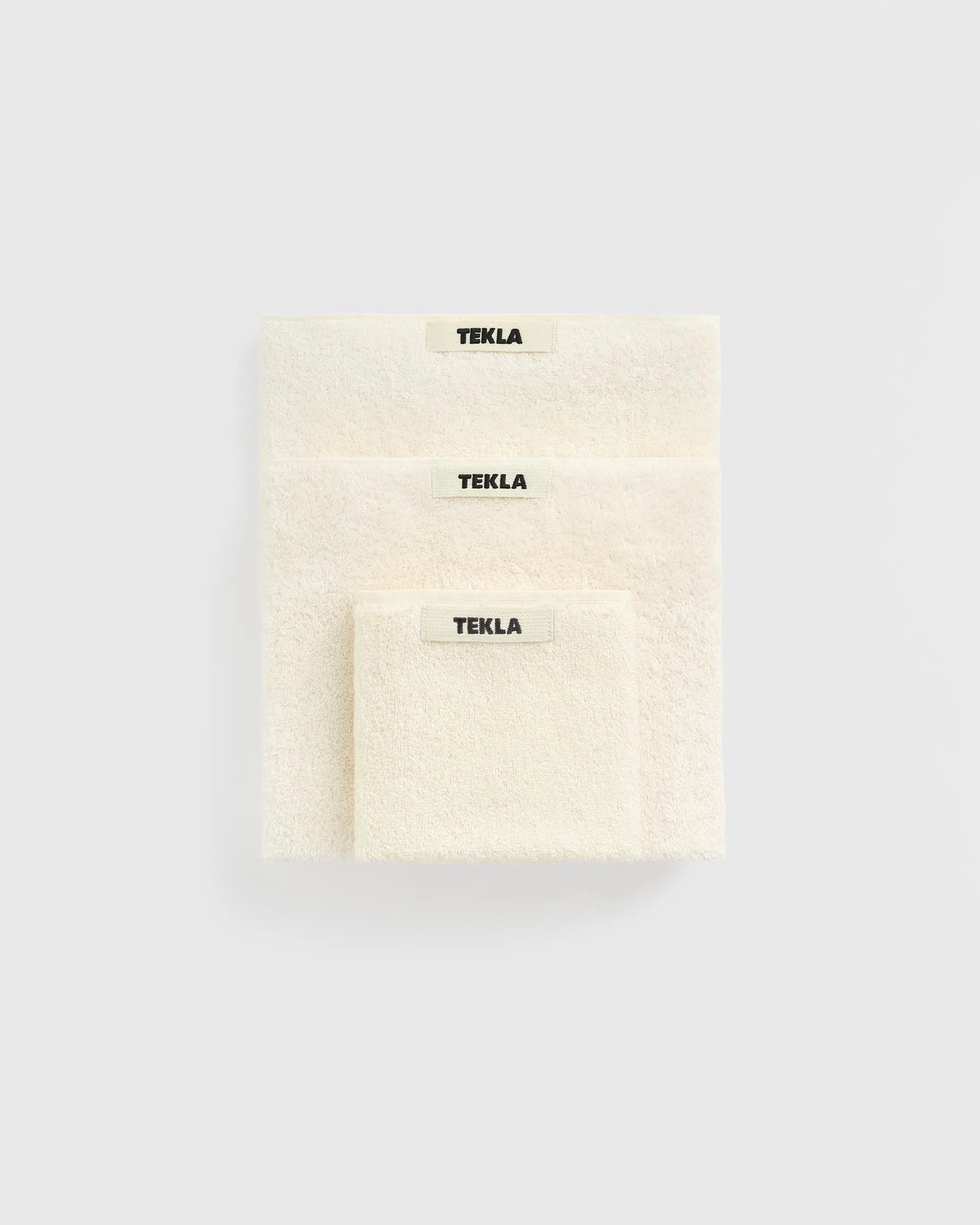 Tekla Fabrics Terry towel – solid – Ivory