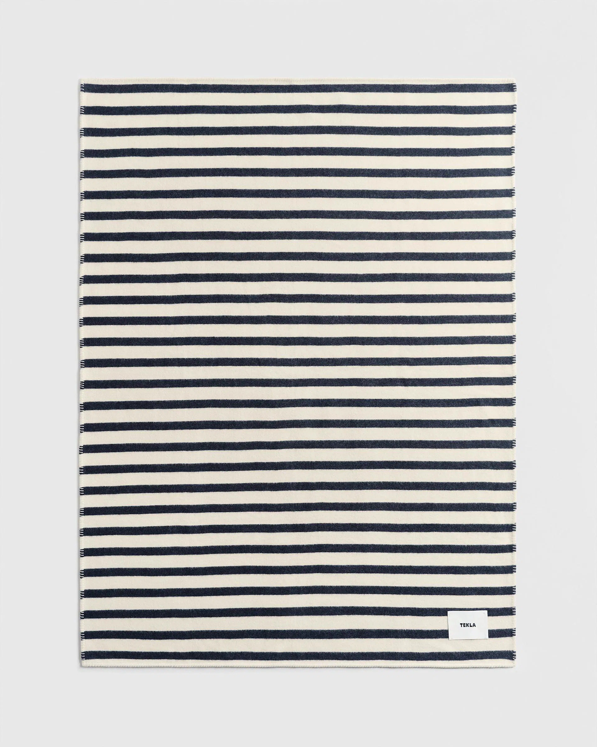 Tekla Fabrics Lambswool Blanket - Magpie Stripes
